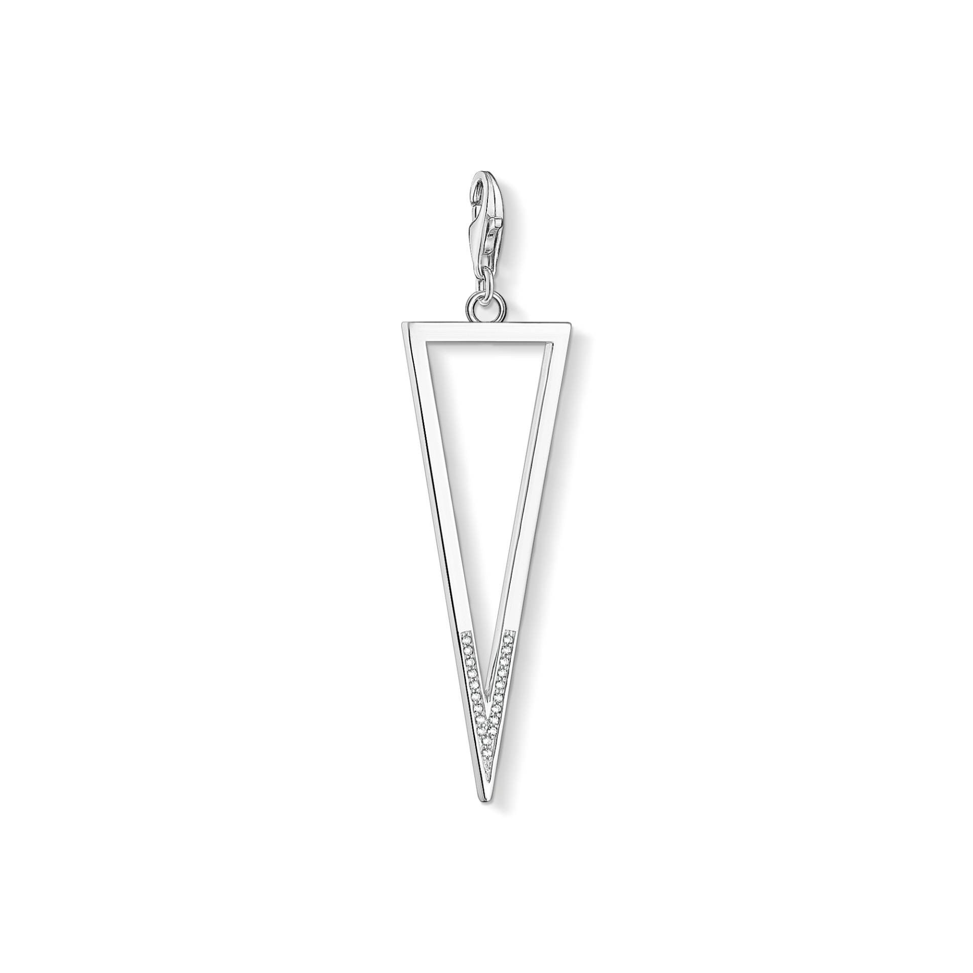 Thomas Sabo Charm-Anhänger Dreieck weiß Y0056-051-14 von Thomas Sabo