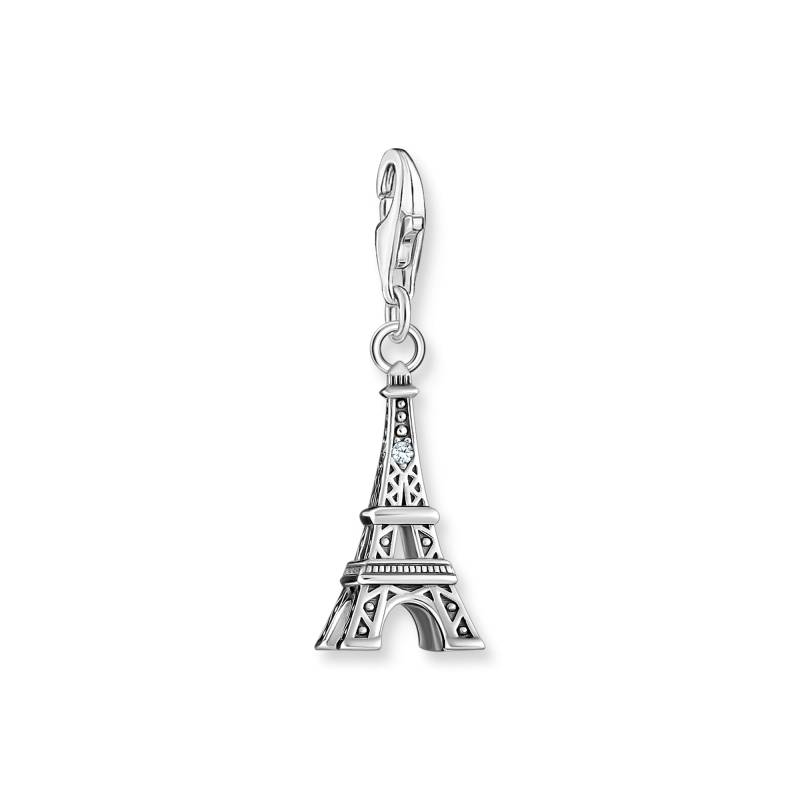 Thomas Sabo Charm-Anhänger Eiffelturm mit weißem Zirkonia Silber silberfarben 2074-643-21 von Thomas Sabo