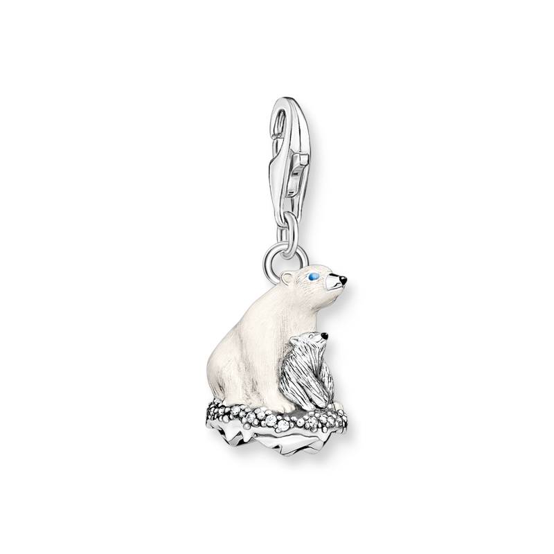 Thomas Sabo Charm-Anhänger Eisbären silber mehrfarbig 1911-691-7 von Thomas Sabo