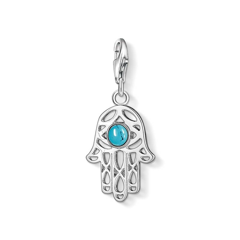 Thomas Sabo Charm-Anhänger Fatimas Hand türkis 1052-404-17 von Thomas Sabo