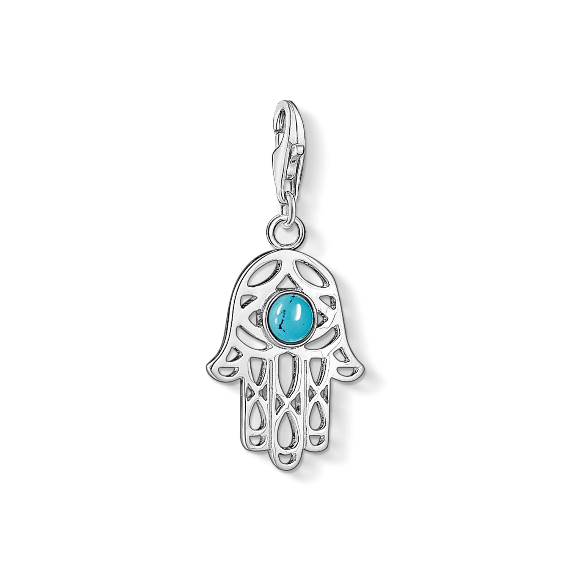 Thomas Sabo Charm-Anhänger Fatimas Hand türkis 1052-404-17 von Thomas Sabo