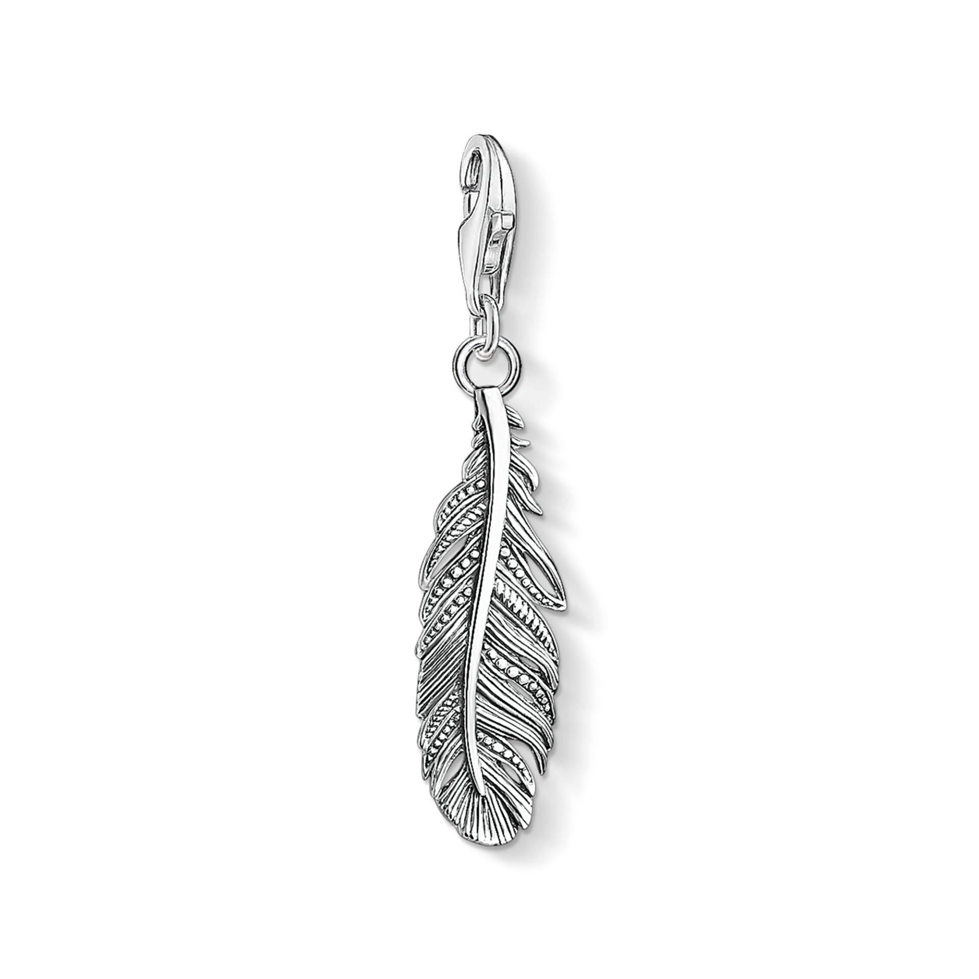 Thomas Sabo Charm-Anhänger Feder silberfarben 1559-637-21 von Thomas Sabo