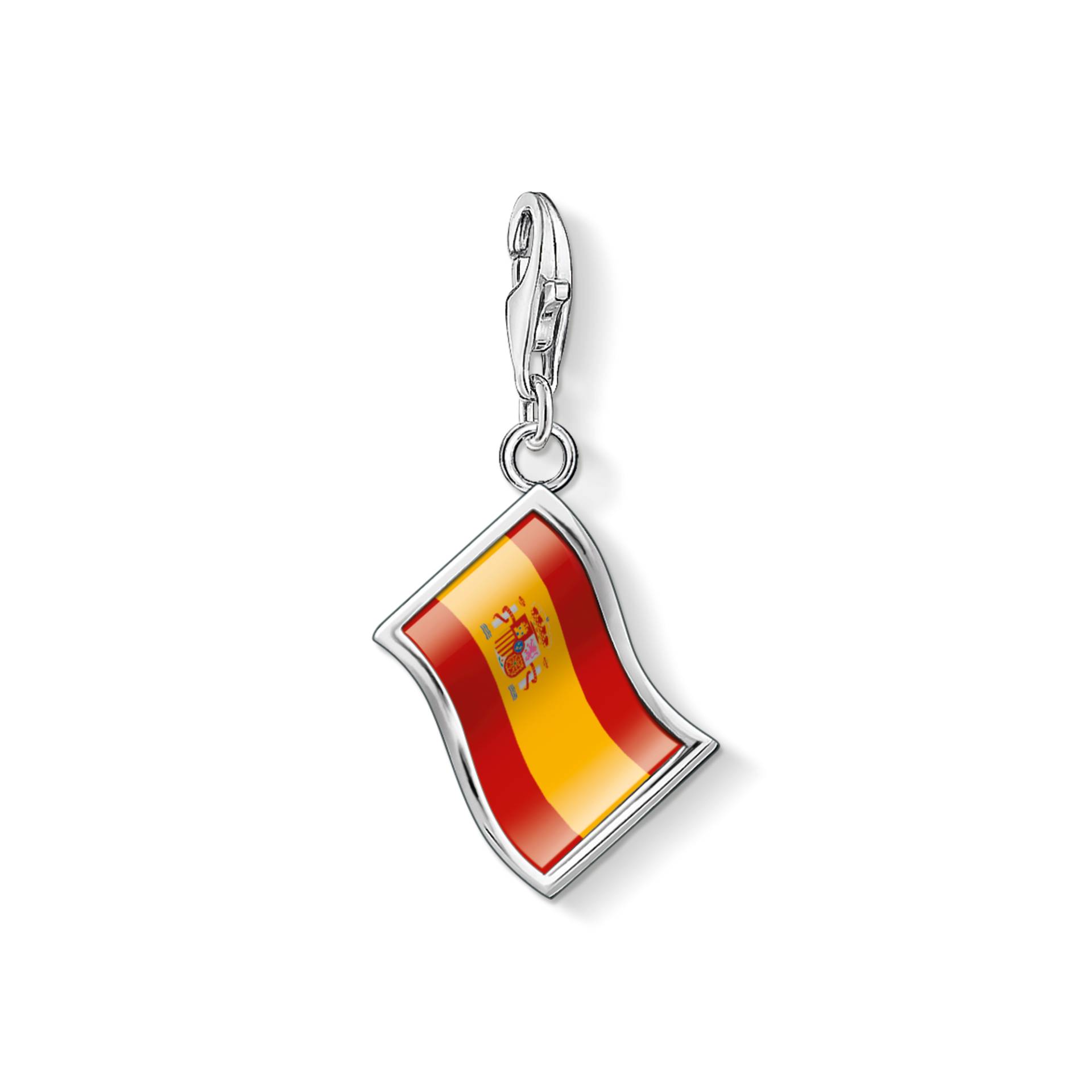 Thomas Sabo Charm-Anhänger Flagge Spanien gelb 1211-603-4 von Thomas Sabo