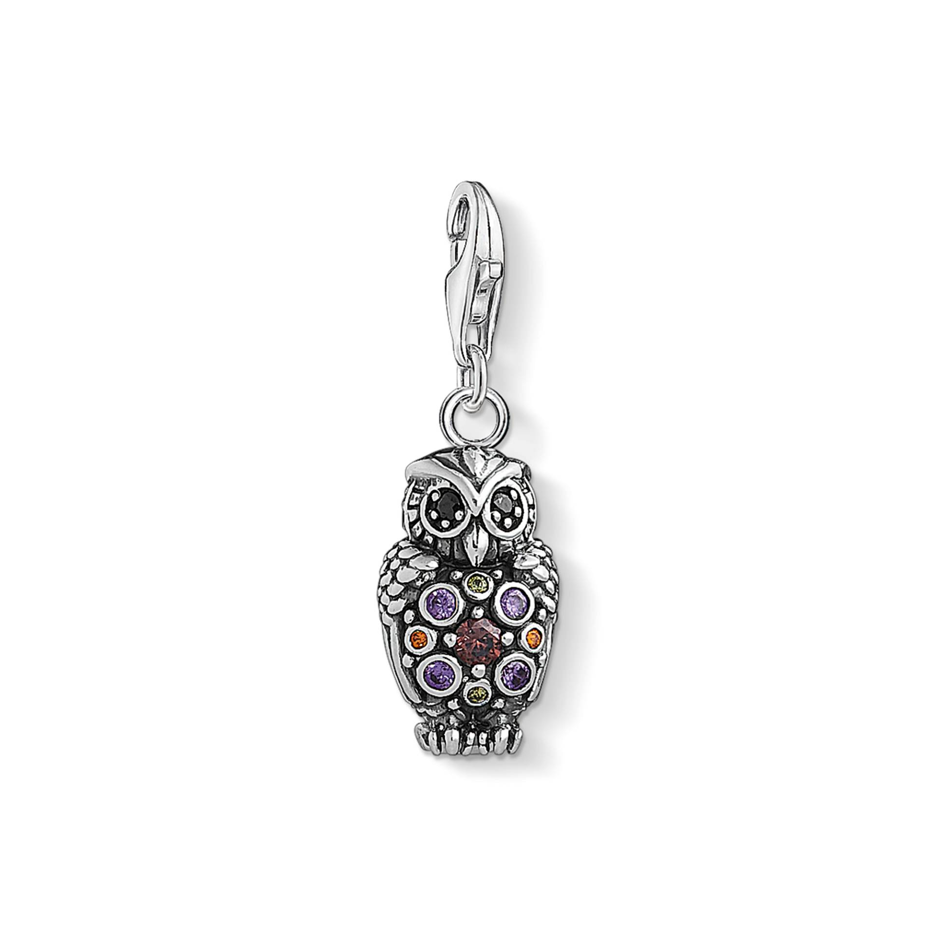 Thomas Sabo Charm-Anhänger Funkelnde Eule mehrfarbig 1479-643-7 von Thomas Sabo