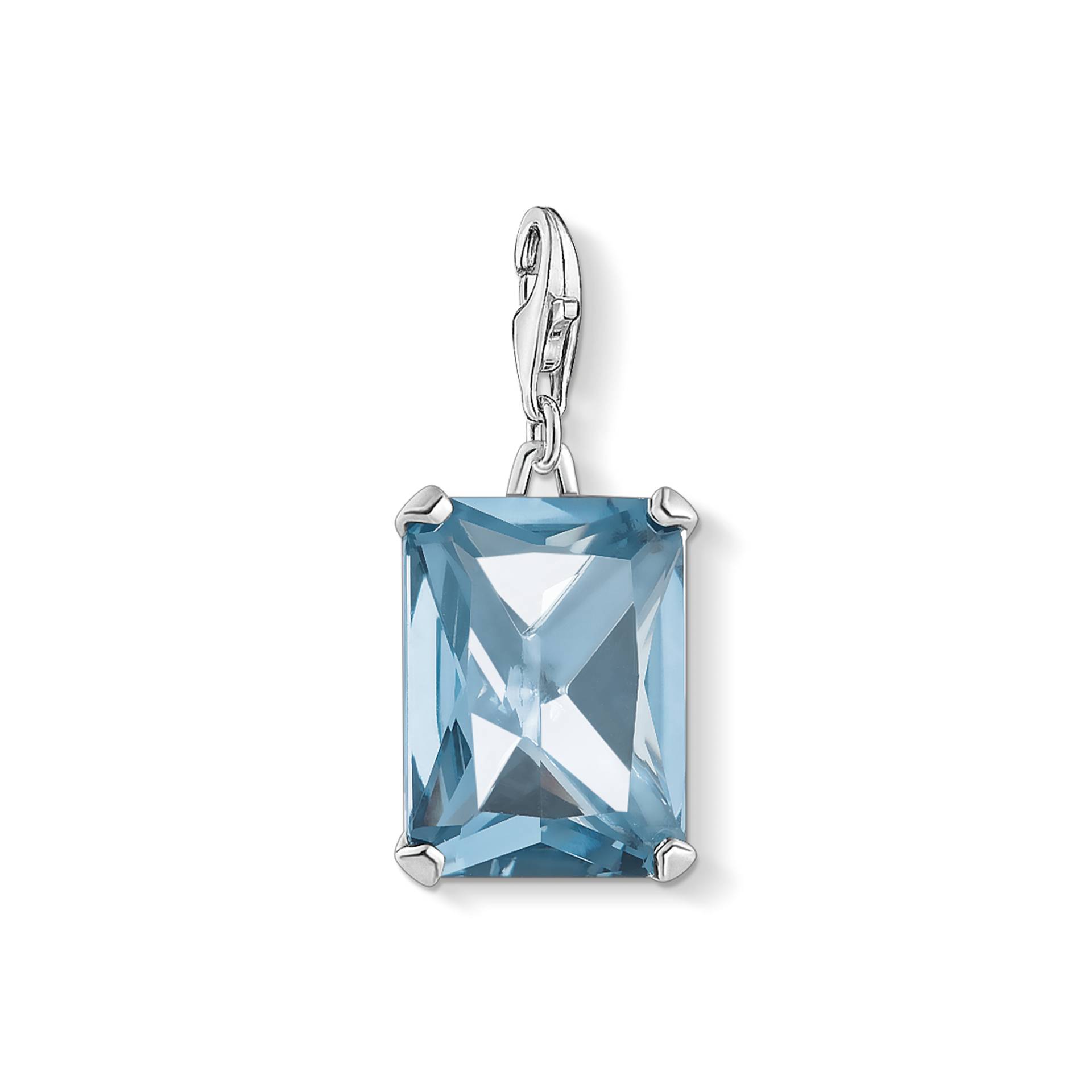 Thomas Sabo Charm-Anhänger Großer Stein blau blau 1846-009-1 von Thomas Sabo