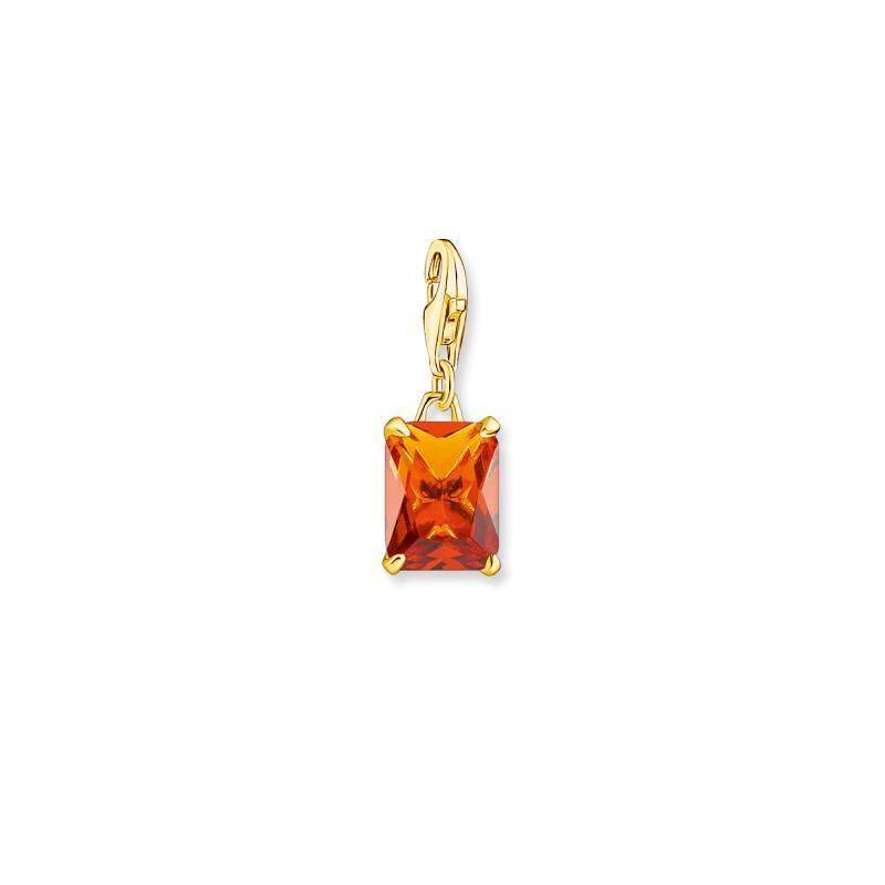 Thomas Sabo Charm-Anhänger großer Stein orange gelb 1868-472-4 von Thomas Sabo