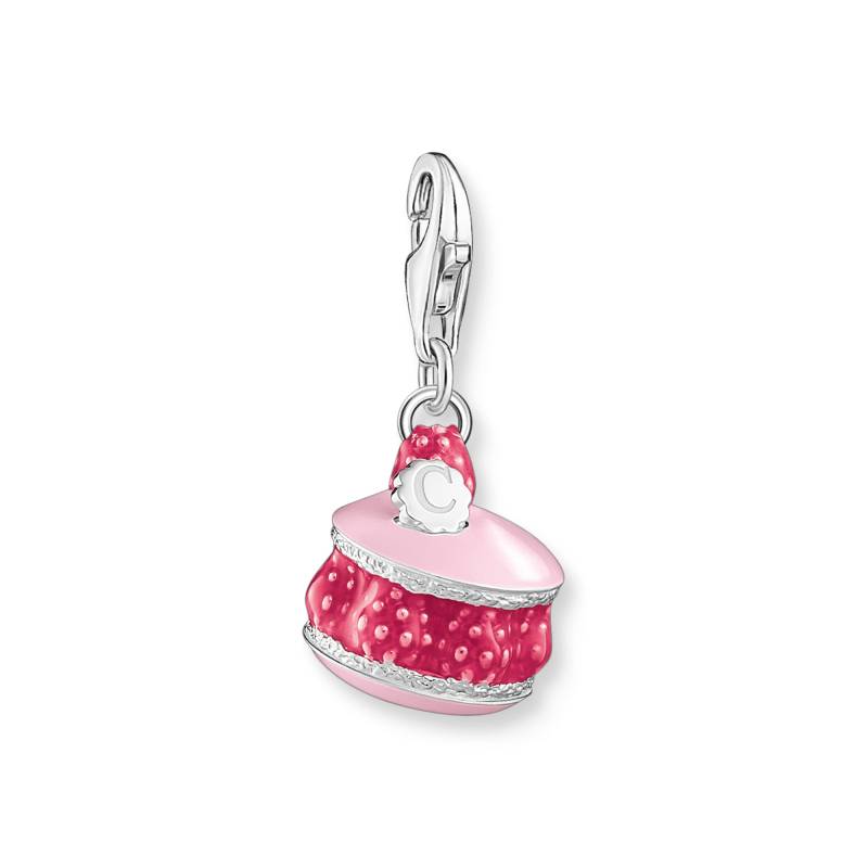 Thomas Sabo Charm-Anhänger Himbeer-Macaron pink Silber pink 2080-007-9 von Thomas Sabo