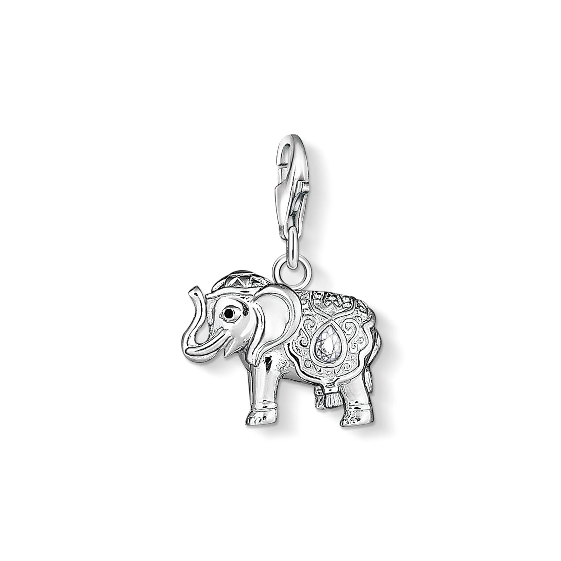 Thomas Sabo Charm-Anhänger Indischer Elefant weiß 1050-041-14 von Thomas Sabo