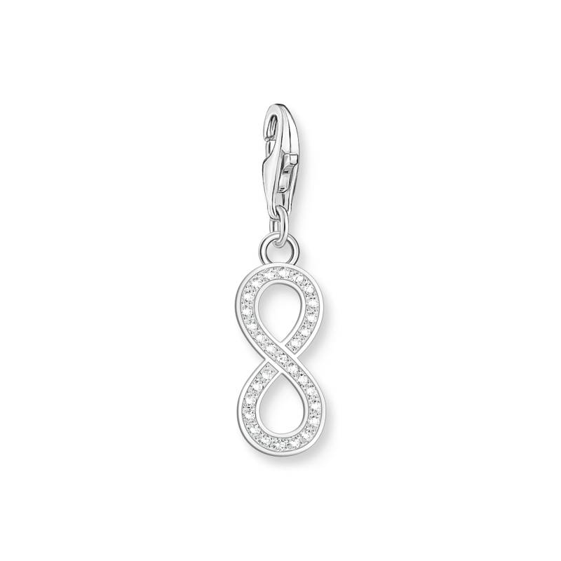 Thomas Sabo Charm-Anhänger Infinity mit Zirkoniasteinen Silber silberfarben 2171-051-21 von Thomas Sabo