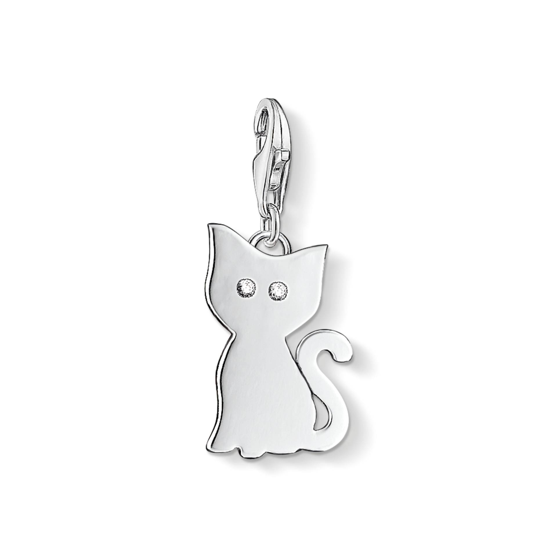 Thomas Sabo Charm-Anhänger Katze weiß 1014-051-14 von Thomas Sabo