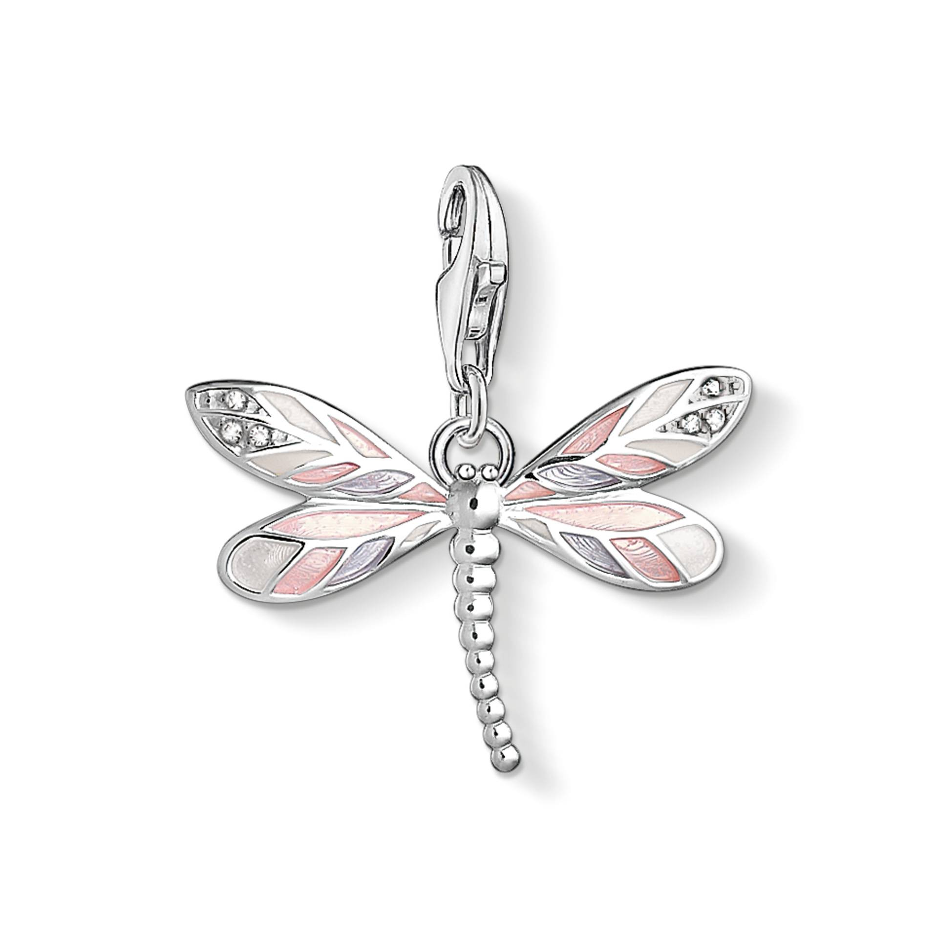 Thomas Sabo Charm-Anhänger Libelle pink 1516-041-9 von Thomas Sabo