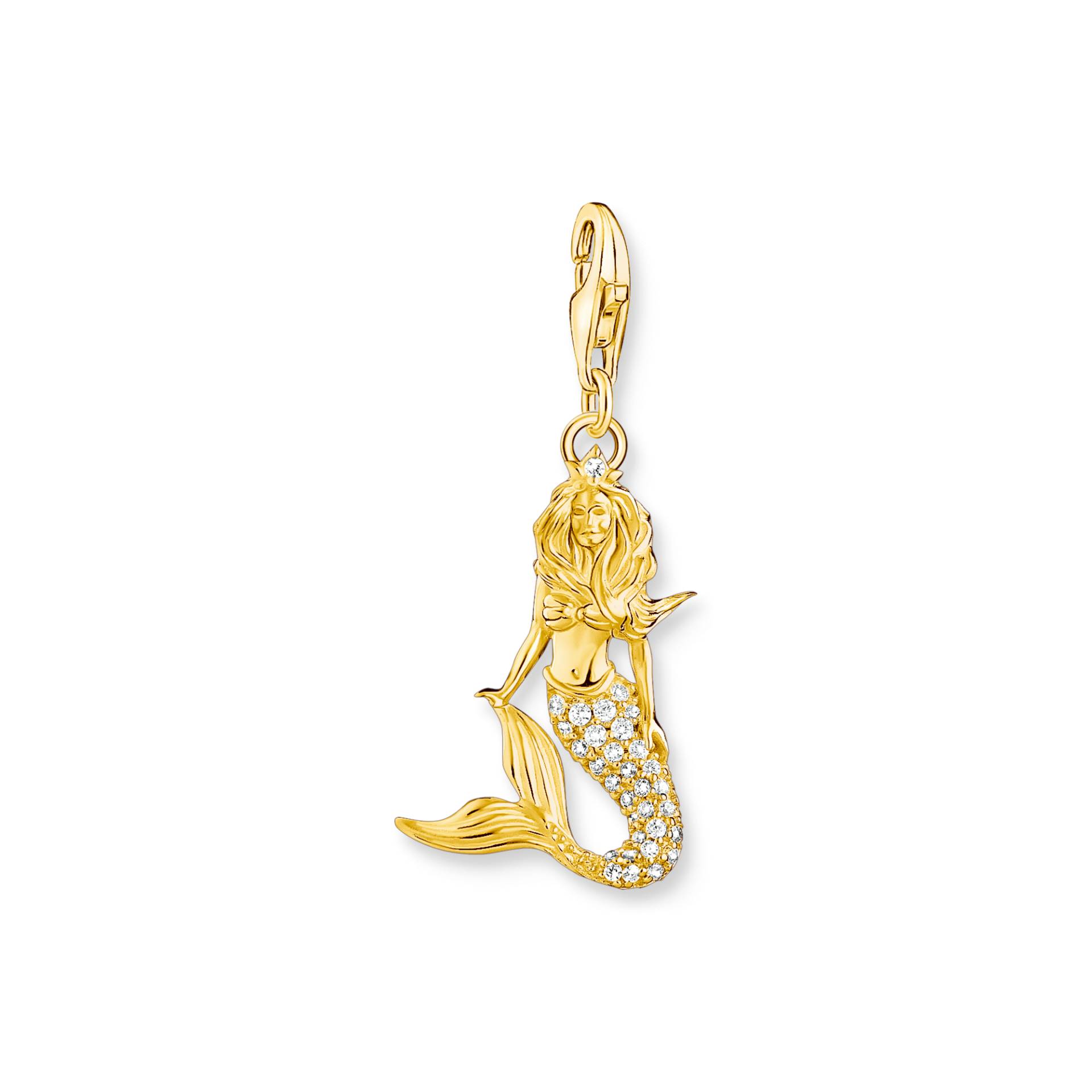 Thomas Sabo Charm-Anhänger Meerjungfrau gold mehrfarbig 1887-414-7 von Thomas Sabo