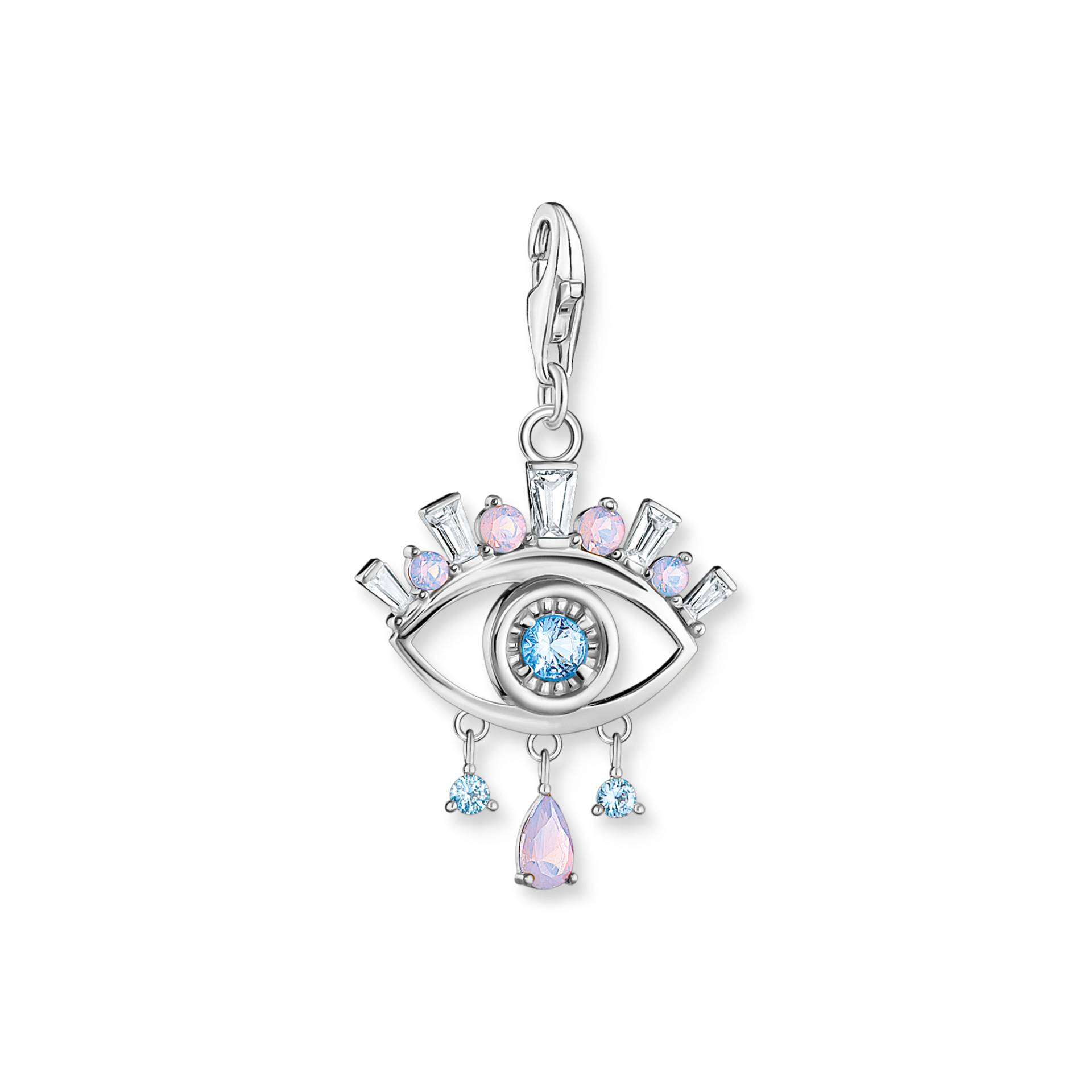 Thomas Sabo Charm-Anhänger Nazar's Auge mit Steinen Silber mehrfarbig 2168-347-7 von Thomas Sabo