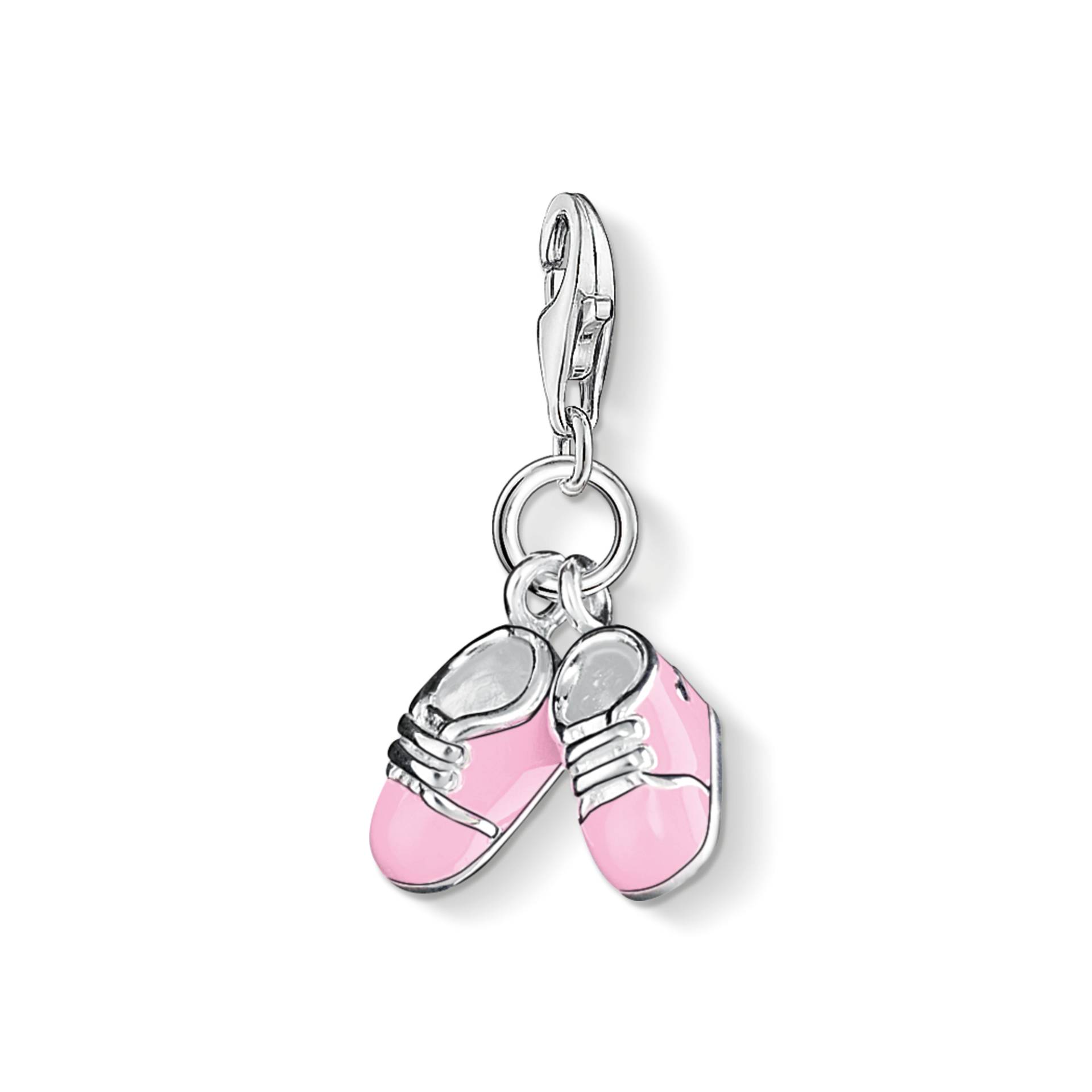 Thomas Sabo Charm-Anhänger Rosa Babyschuhe pink 0820-007-9 von Thomas Sabo