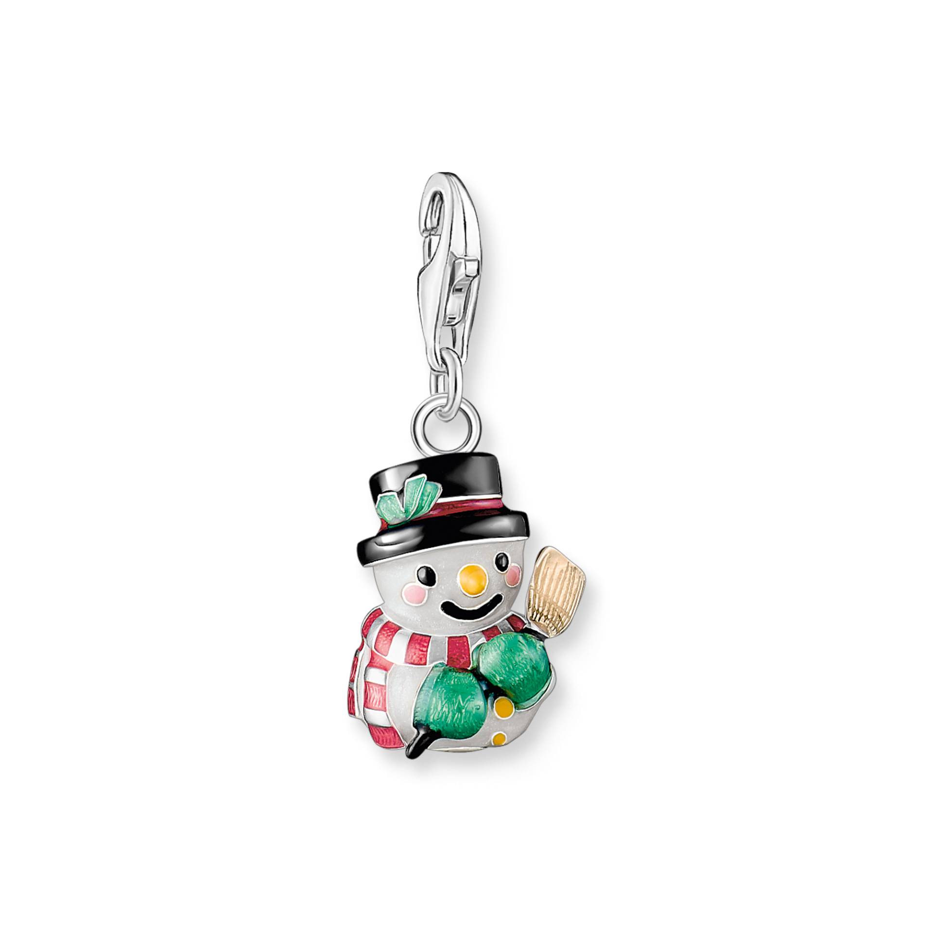 Thomas Sabo Charm-Anhänger Schneemann Silber mehrfarbig 2195-007-7 von Thomas Sabo