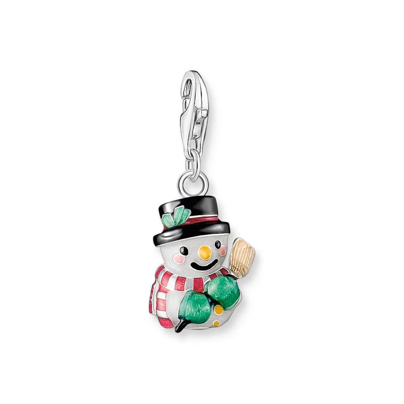 Thomas Sabo Charm-Anhänger Schneemann Silber mehrfarbig 2195-007-7 von Thomas Sabo