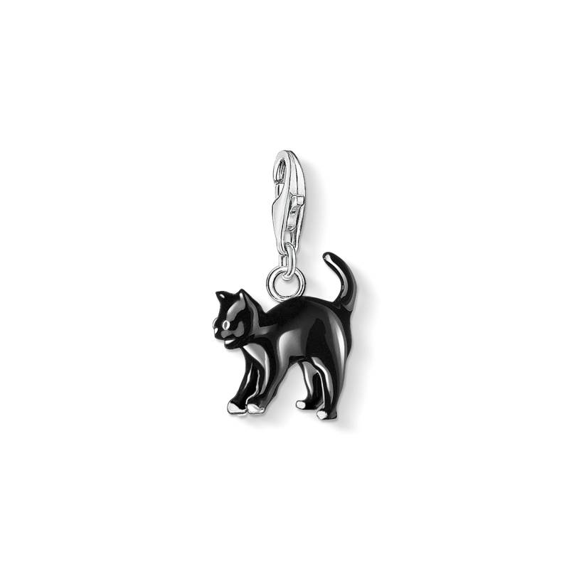 Thomas Sabo Charm-Anhänger Schwarze Katze schwarz 0701-007-11 von Thomas Sabo