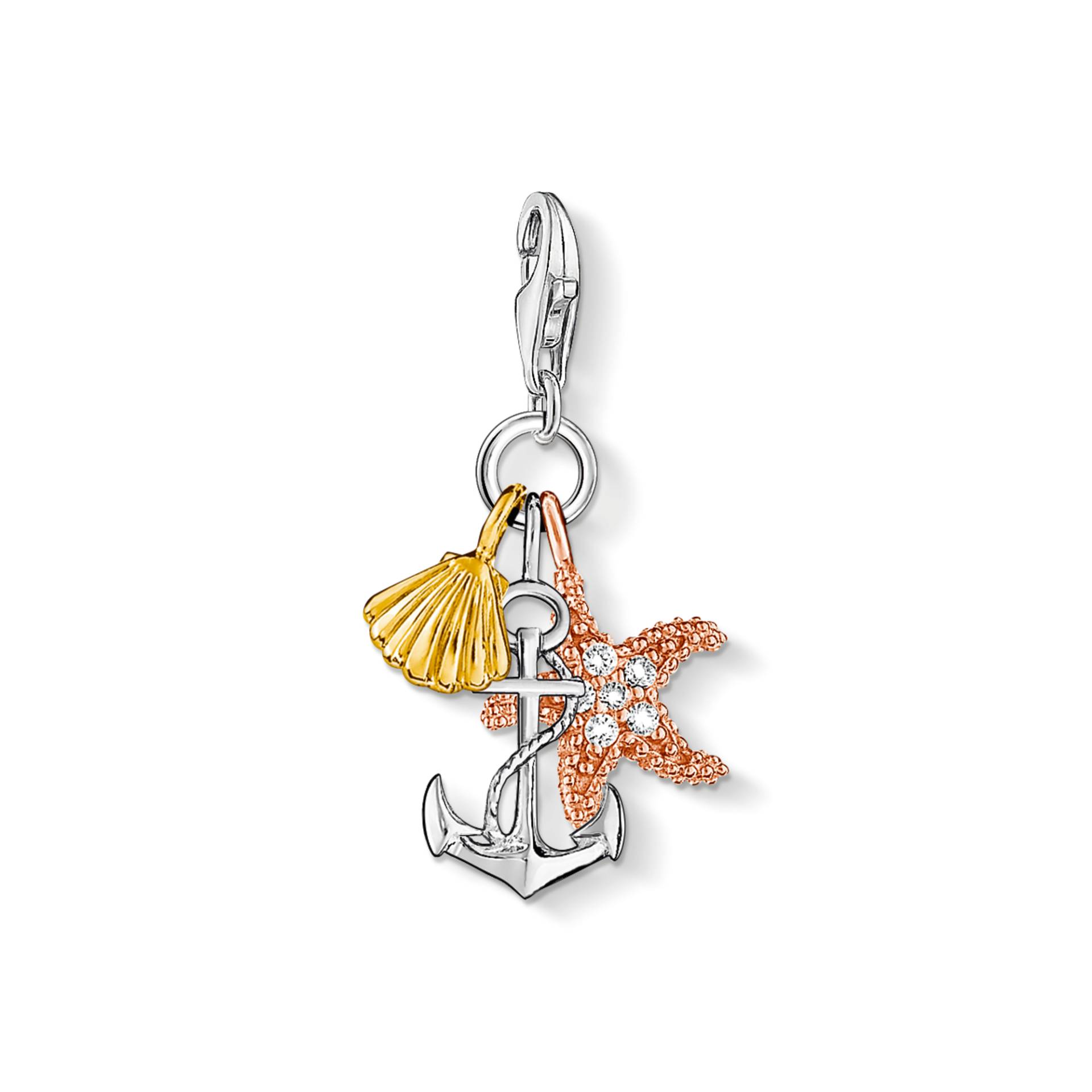 Thomas Sabo Charm-Anhänger Sommer/ Strand weiß 0919-425-14 von Thomas Sabo