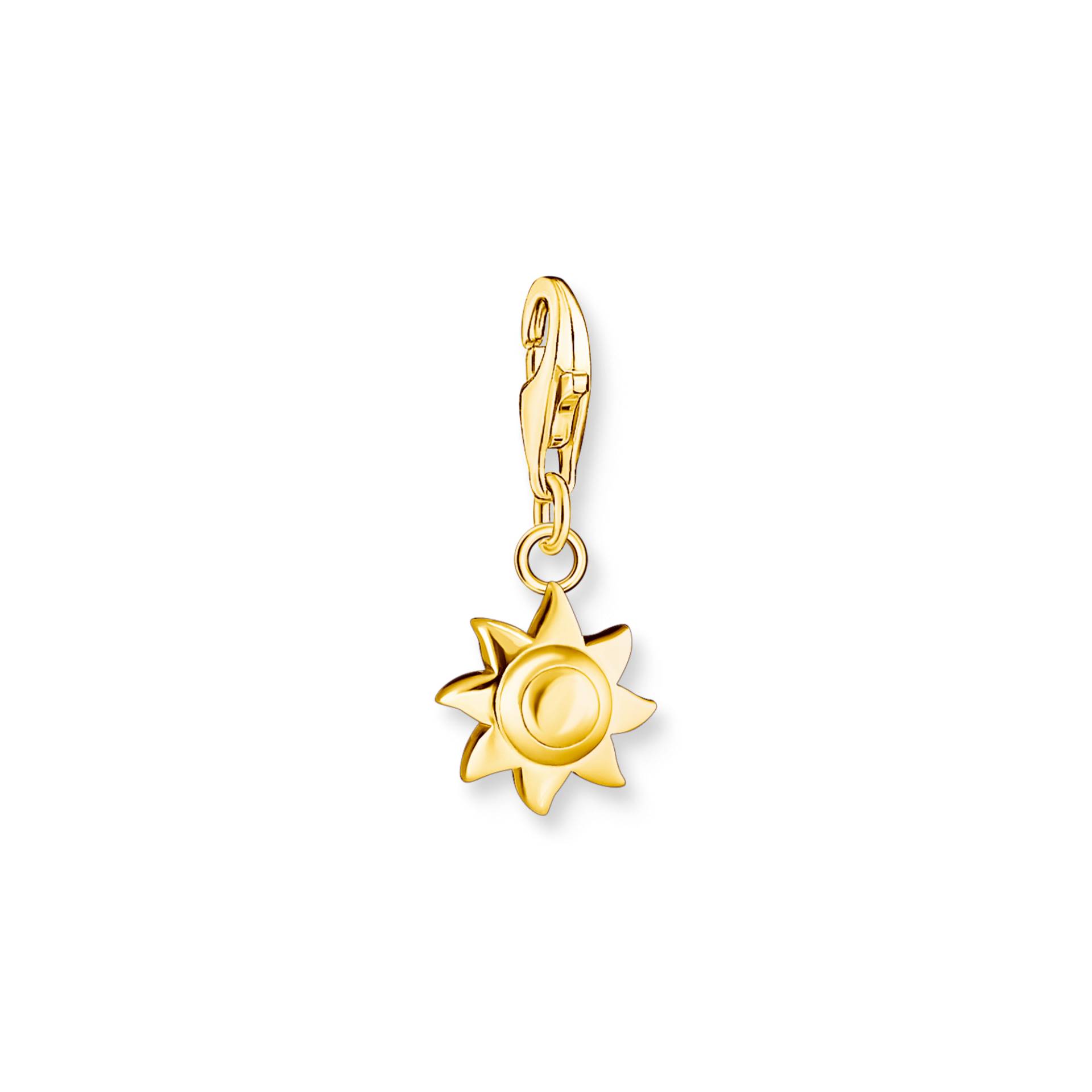 Thomas Sabo Charm-Anhänger Sonne vergoldet gelbgoldfarben 2024-413-39 von Thomas Sabo