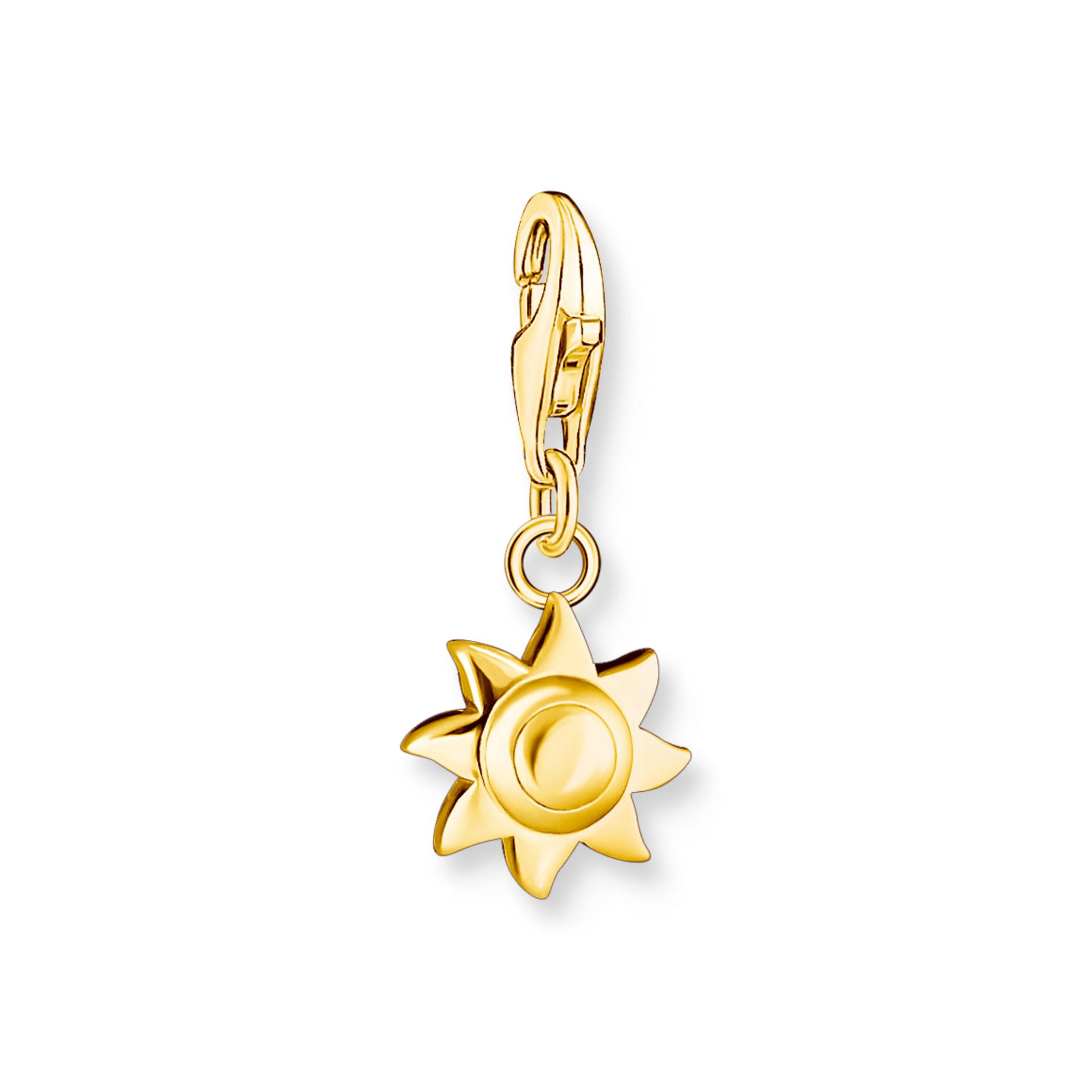 Thomas Sabo Charm-Anhänger Sonne vergoldet gelbgoldfarben 2024-413-39 von Thomas Sabo