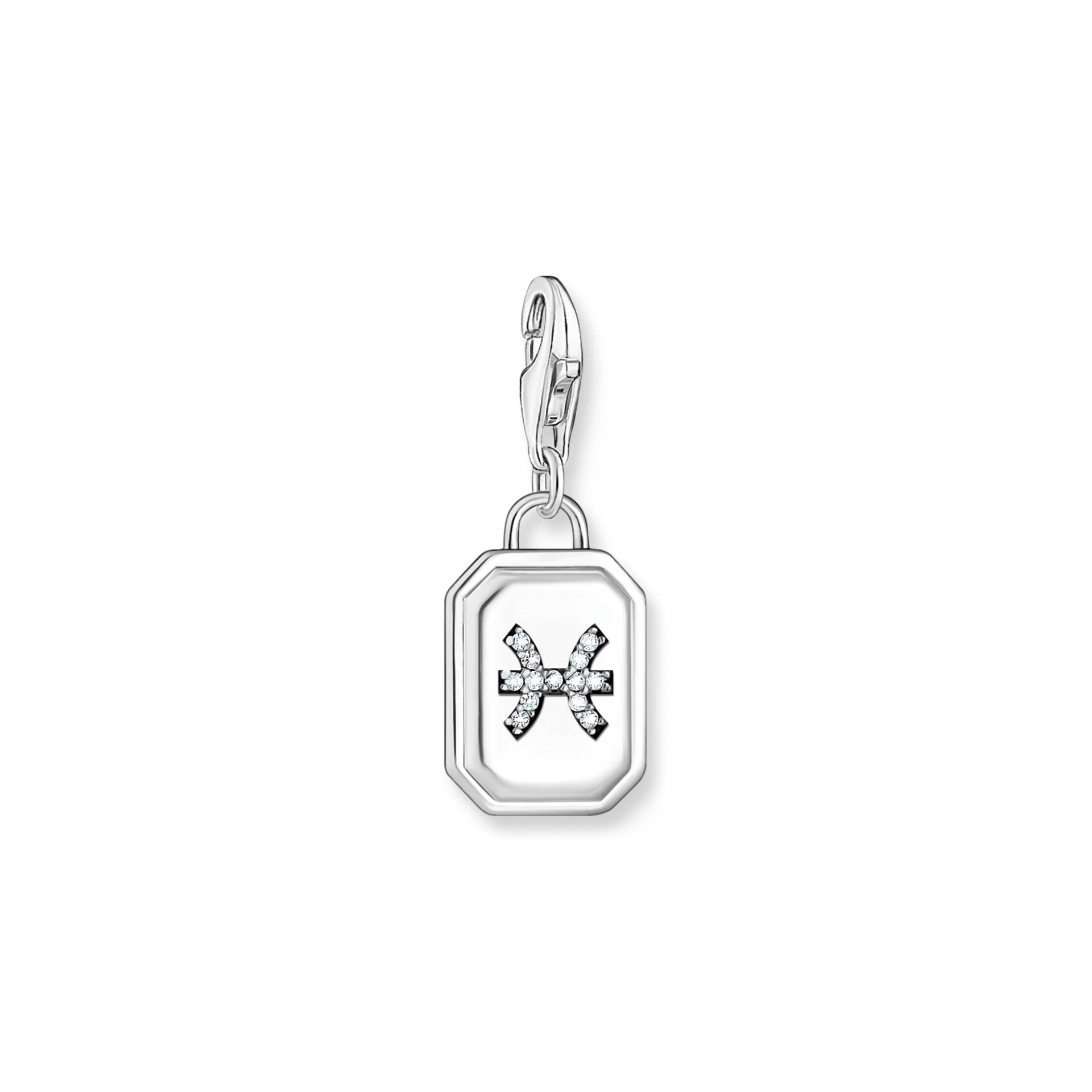 Thomas Sabo Charm-Anhänger Sternzeichen Fische mit Steinen Silber silberfarben 2142-643-21 von Thomas Sabo