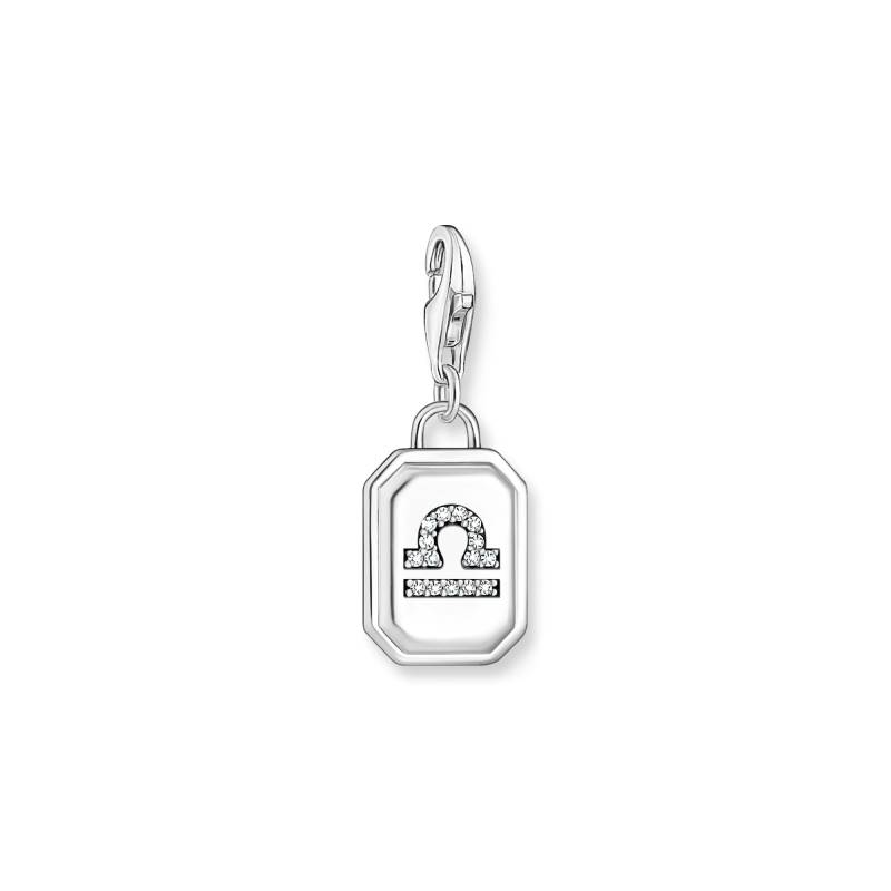 Thomas Sabo Charm-Anhänger Sternzeichen Waage mit Steinen Silber silberfarben 2141-643-21 von Thomas Sabo