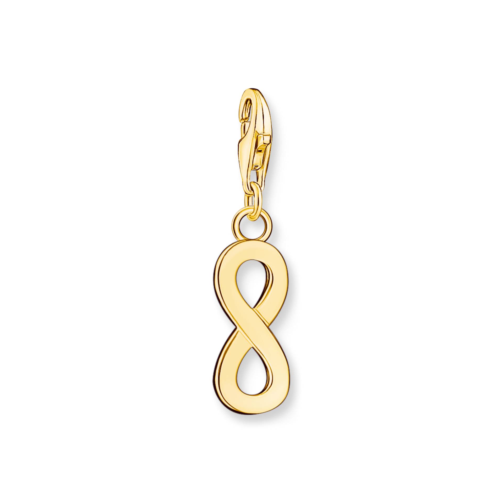 Thomas Sabo Charm-Anhänger Unendlichkeitszeichen vergoldet gelbgoldfarben 1990-413-39 von Thomas Sabo