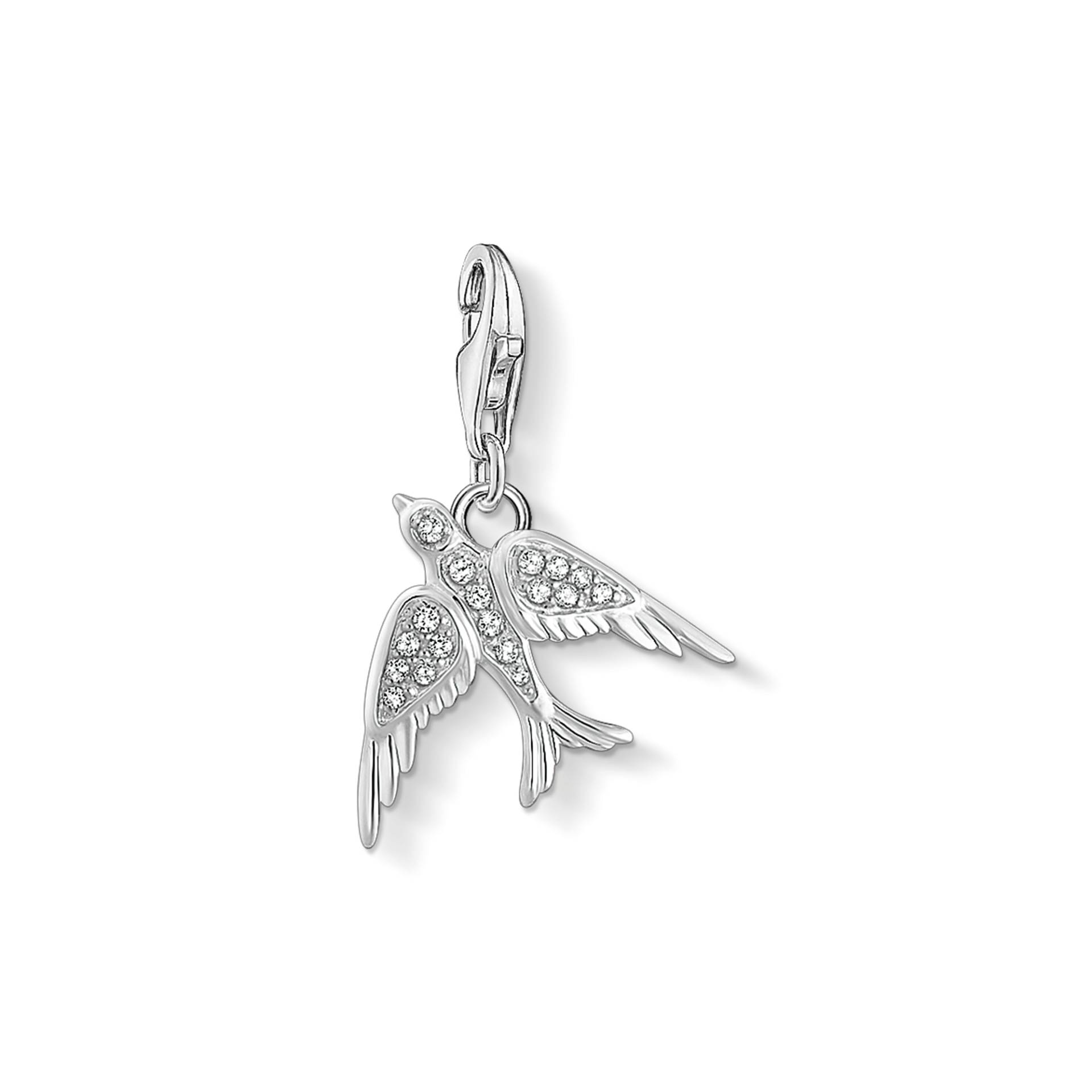 Thomas Sabo Charm-Anhänger Vogel weiß 1857-051-14 von Thomas Sabo