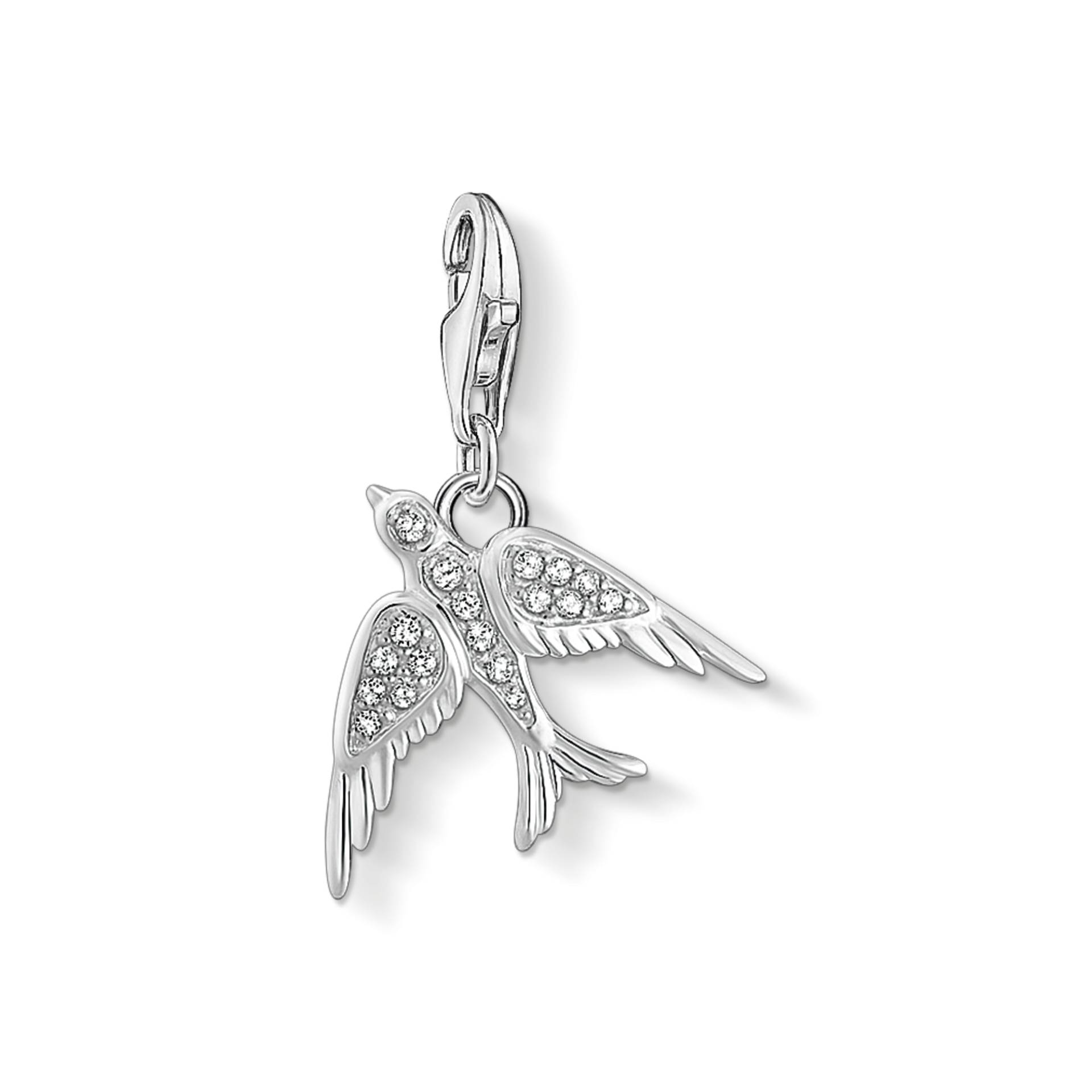 Thomas Sabo Charm-Anhänger Vogel weiß 1857-051-14 von Thomas Sabo