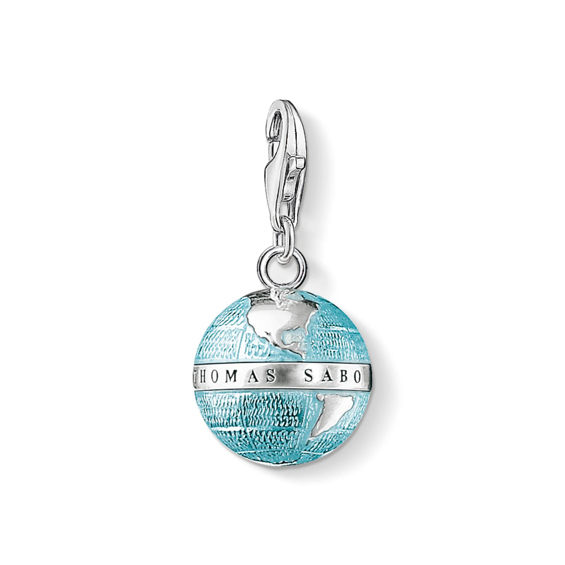 Thomas Sabo Charm-Anhänger Weltkugel blau 0754-007-1 von Thomas Sabo