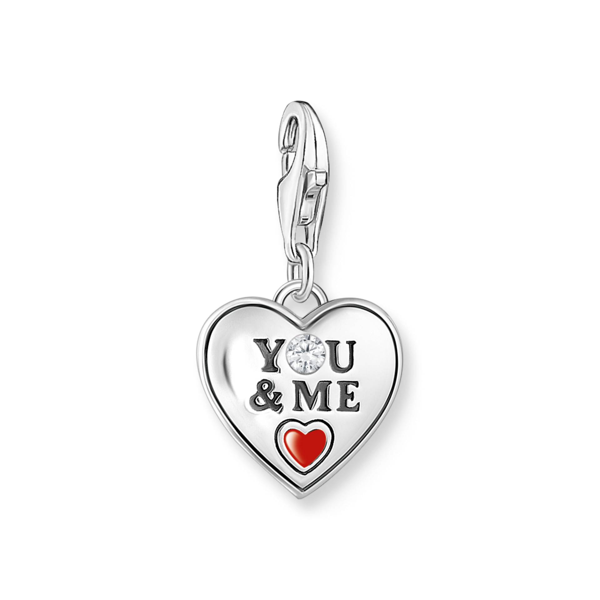 Thomas Sabo Charm-Anhänger YOU & ME Silber mehrfarbig 2206-691-7 von Thomas Sabo