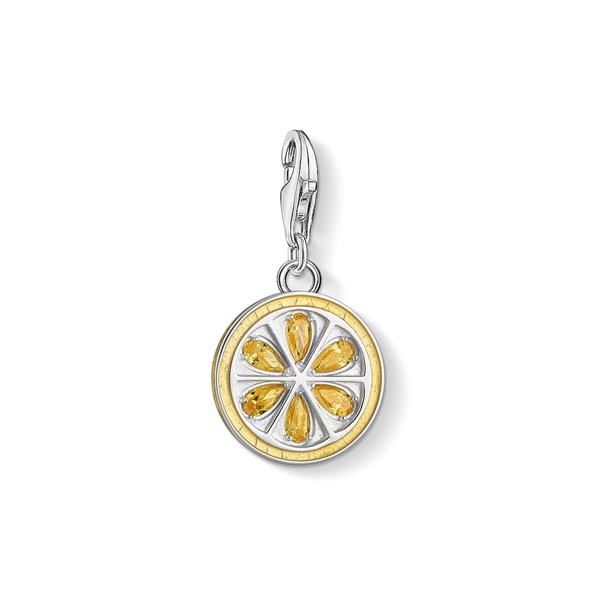 Thomas Sabo Charm-Anhänger Zitrone gelb 1835-041-4 von Thomas Sabo