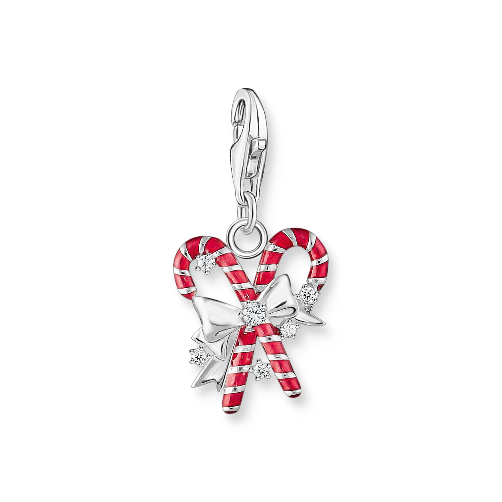 Thomas Sabo Charm-Anhänger Zuckerstangen Silber mehrfarbig 2197-041-7 von Thomas Sabo