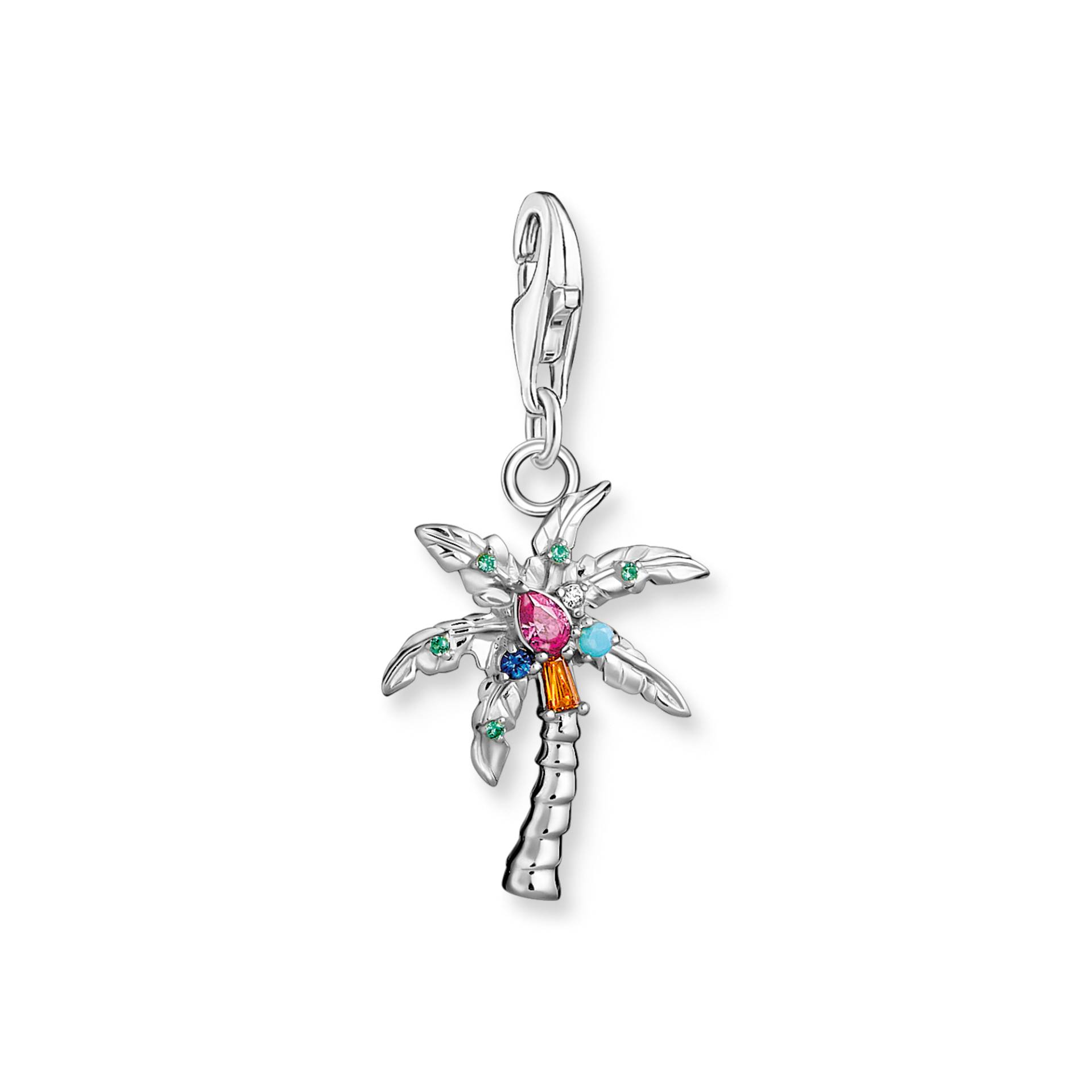 Thomas Sabo Charm-Anhänger bunte Palme Silber mehrfarbig 1932-342-7 von Thomas Sabo