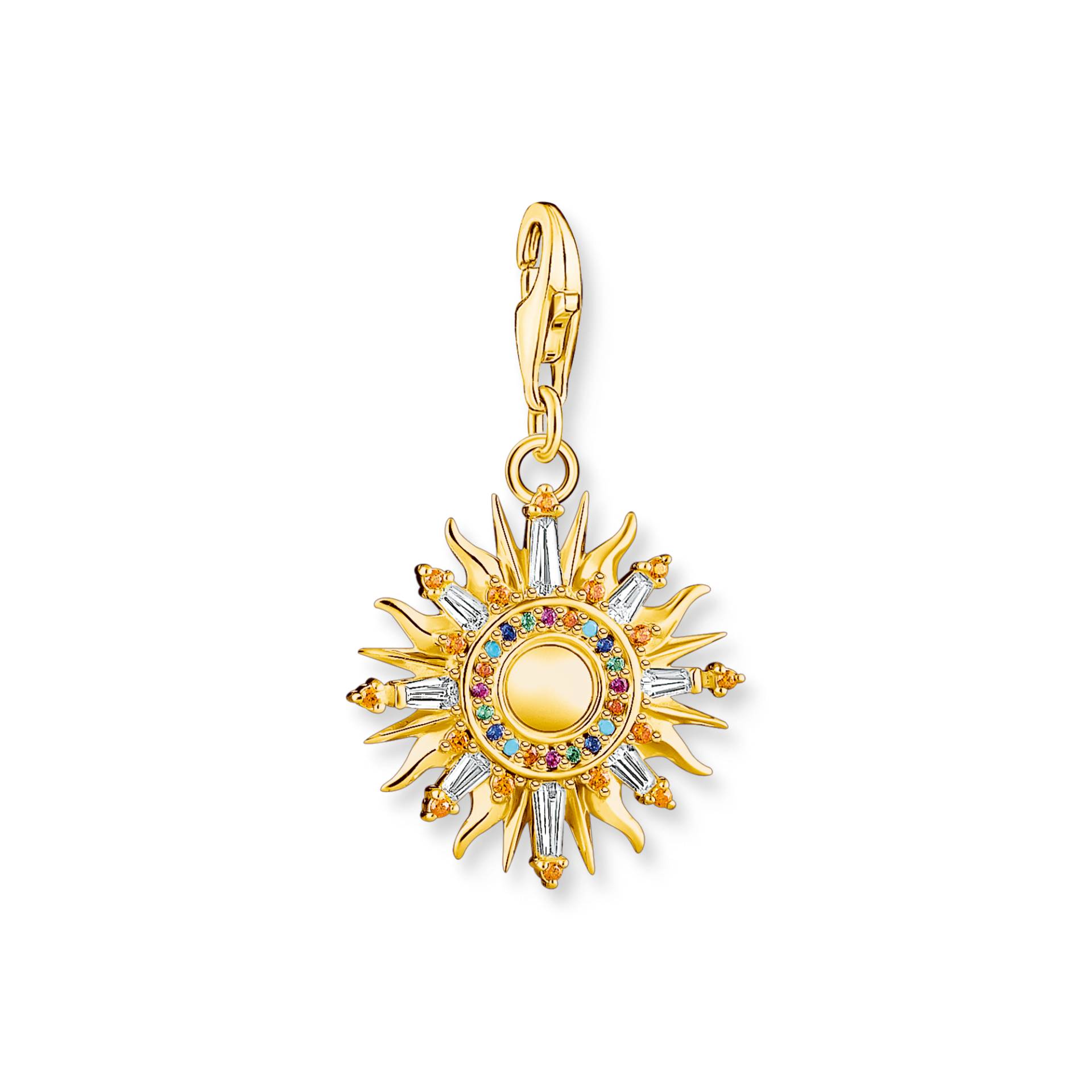 Thomas Sabo Charm-Anhänger bunte Sonne vergoldet mehrfarbig 1935-488-7 von Thomas Sabo