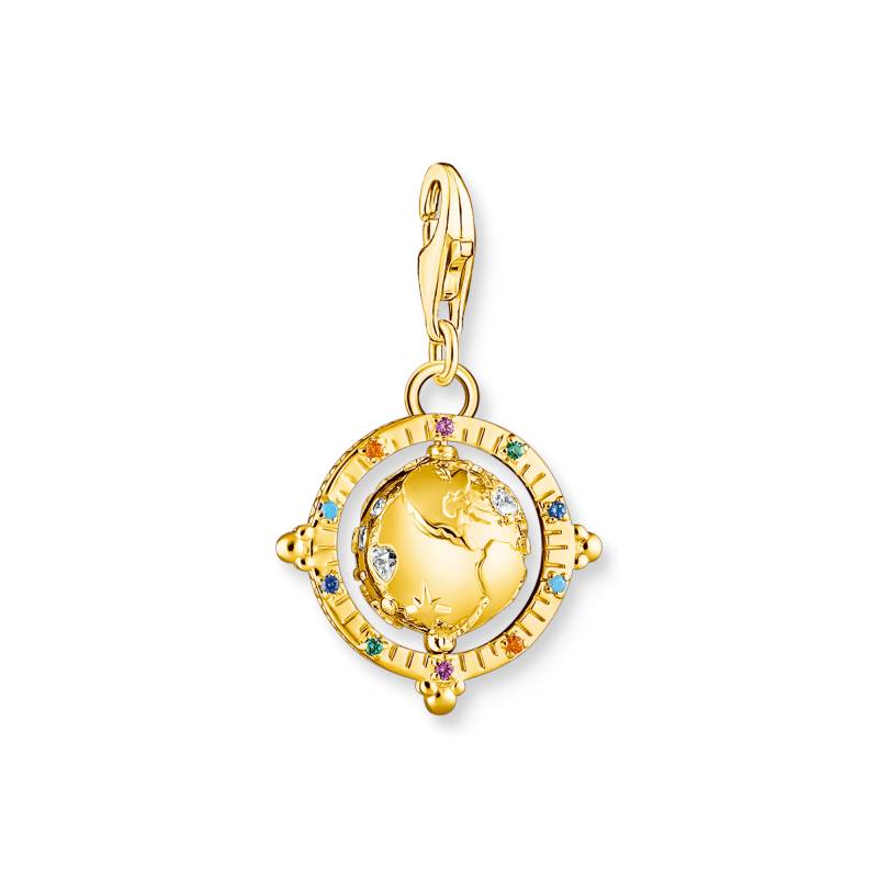 Thomas Sabo Charm-Anhänger bunte Weltkugel vergoldet mehrfarbig 1923-488-7 von Thomas Sabo