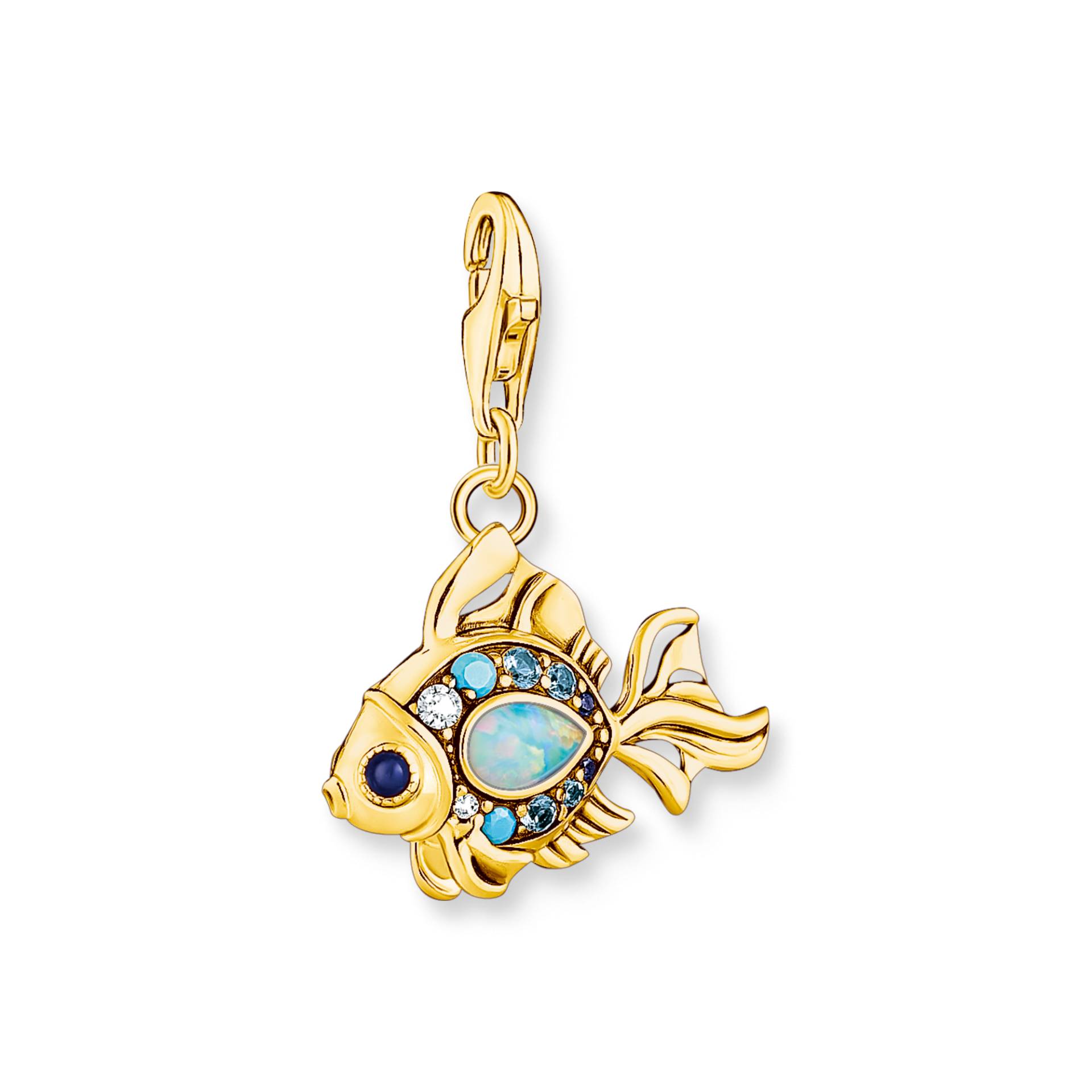 Thomas Sabo Charm-Anhänger bunter Fisch vergoldet mehrfarbig 1921-959-7 von Thomas Sabo