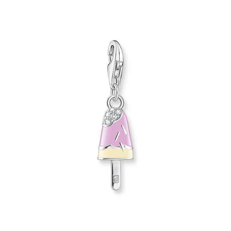 Thomas Sabo Charm-Anhänger buntes Eis am Stiel mit weißen Steinen Silber mehrfarbig 1999-041-7 von Thomas Sabo