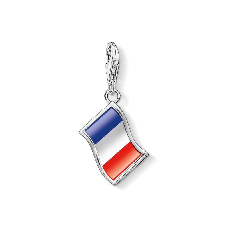 Thomas Sabo Charm-Anhänger französische Flagge Silber mehrfarbig 1169-603-7 von Thomas Sabo