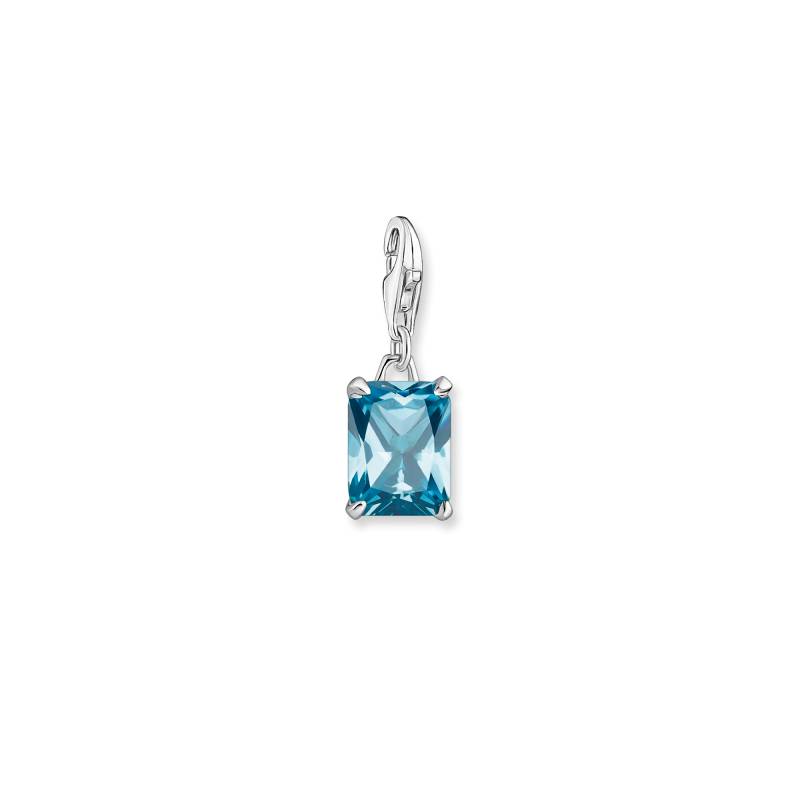 Thomas Sabo Charm-Anhänger großer Stein blau hellblau 1871-009-31 von Thomas Sabo