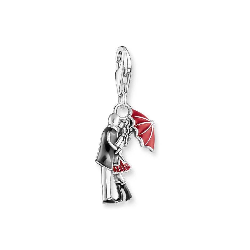 Thomas Sabo Charm-Anhänger küssendes Paar Silber rot 2069-664-10 von Thomas Sabo