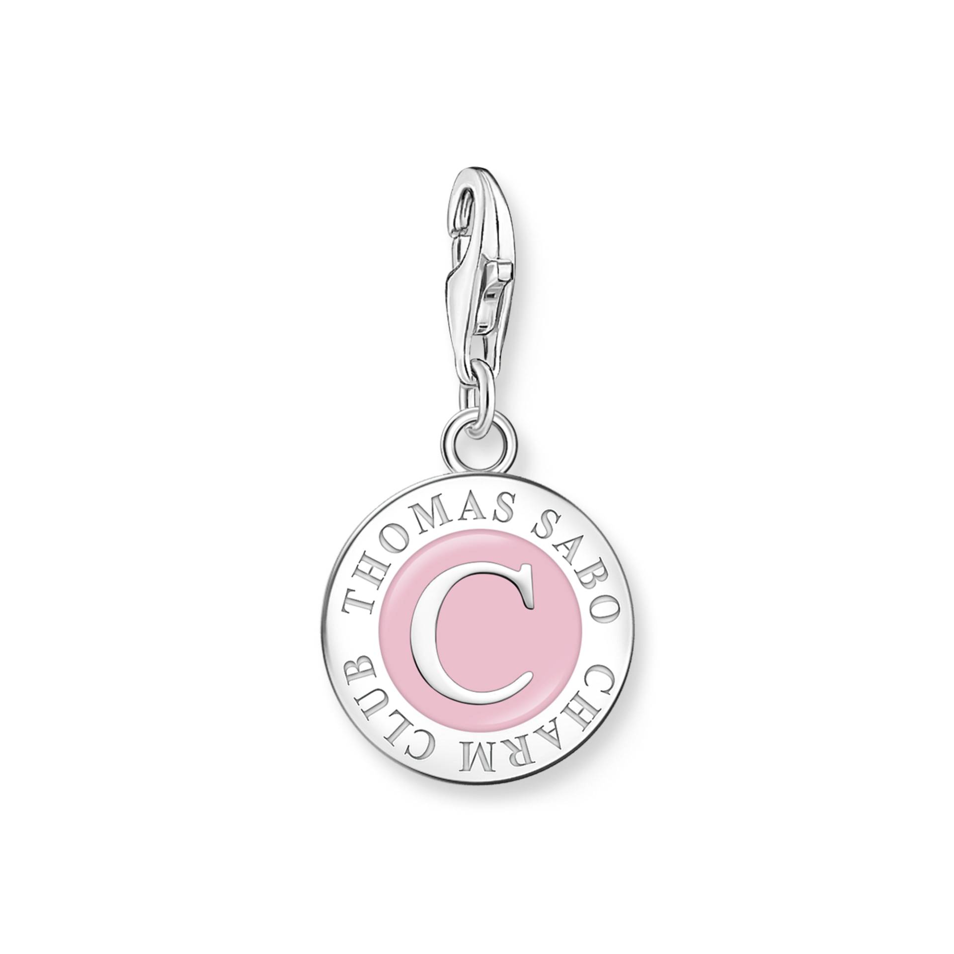 Thomas Sabo Charm mit pinkem Coin Silber pink 2096-007-9 von Thomas Sabo