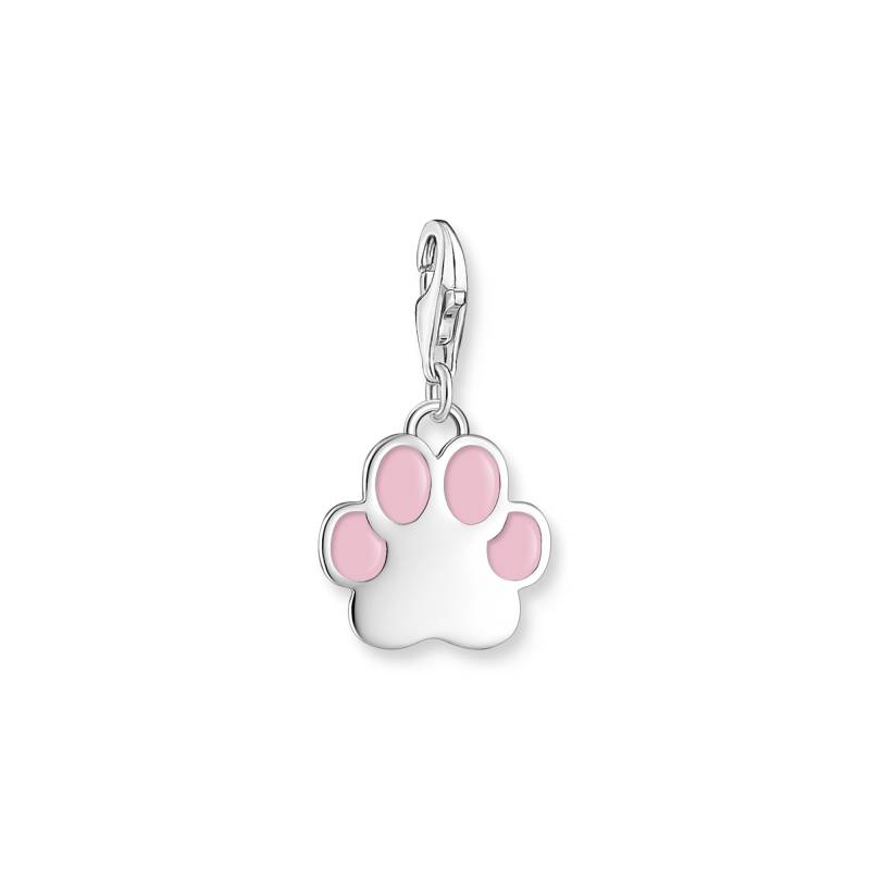 Thomas Sabo Charm-Anhänger pinke Pfote Silber pink 2015-007-9 von Thomas Sabo