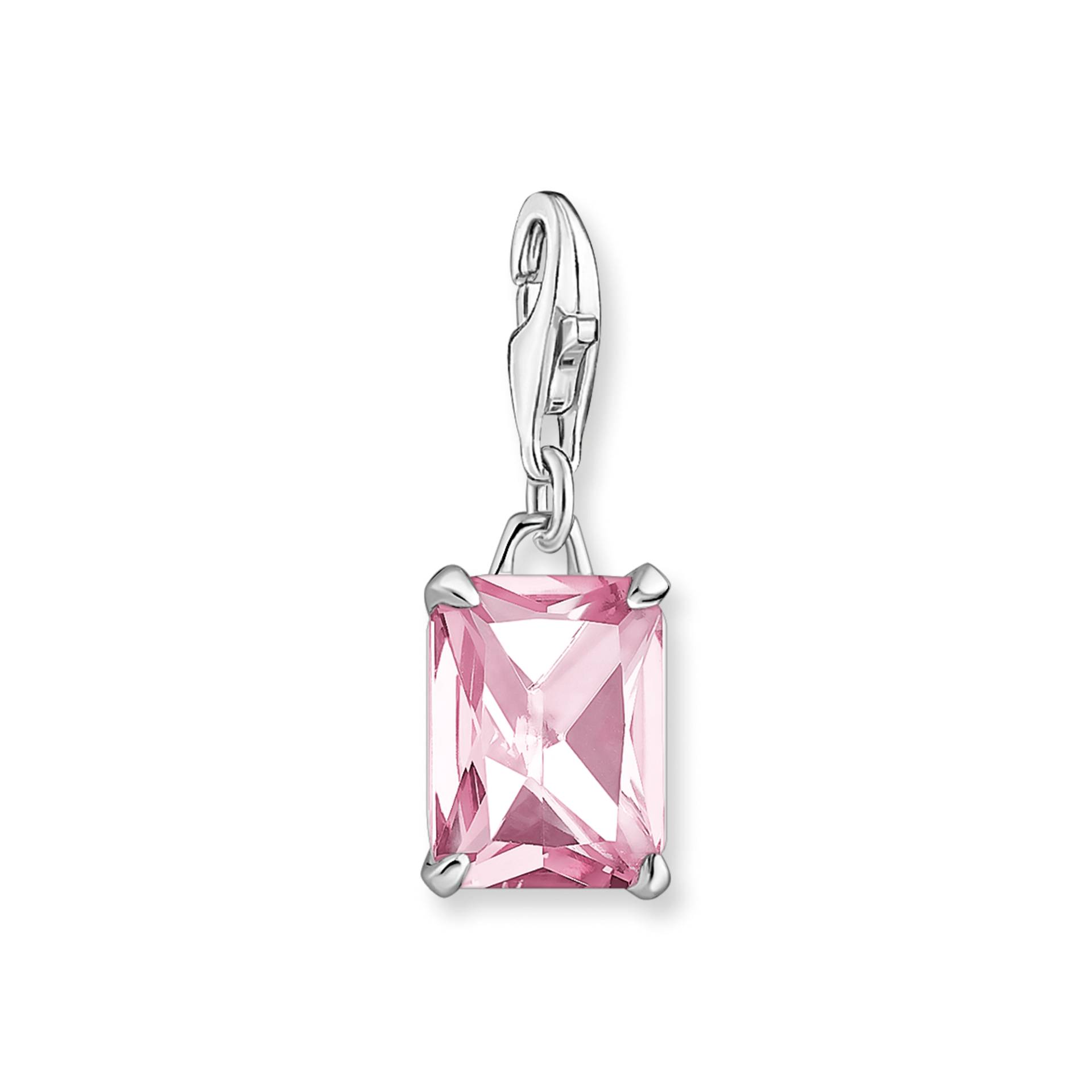 Thomas Sabo Charm-Anhänger pinker Stein Silber pink 1920-051-9 von Thomas Sabo