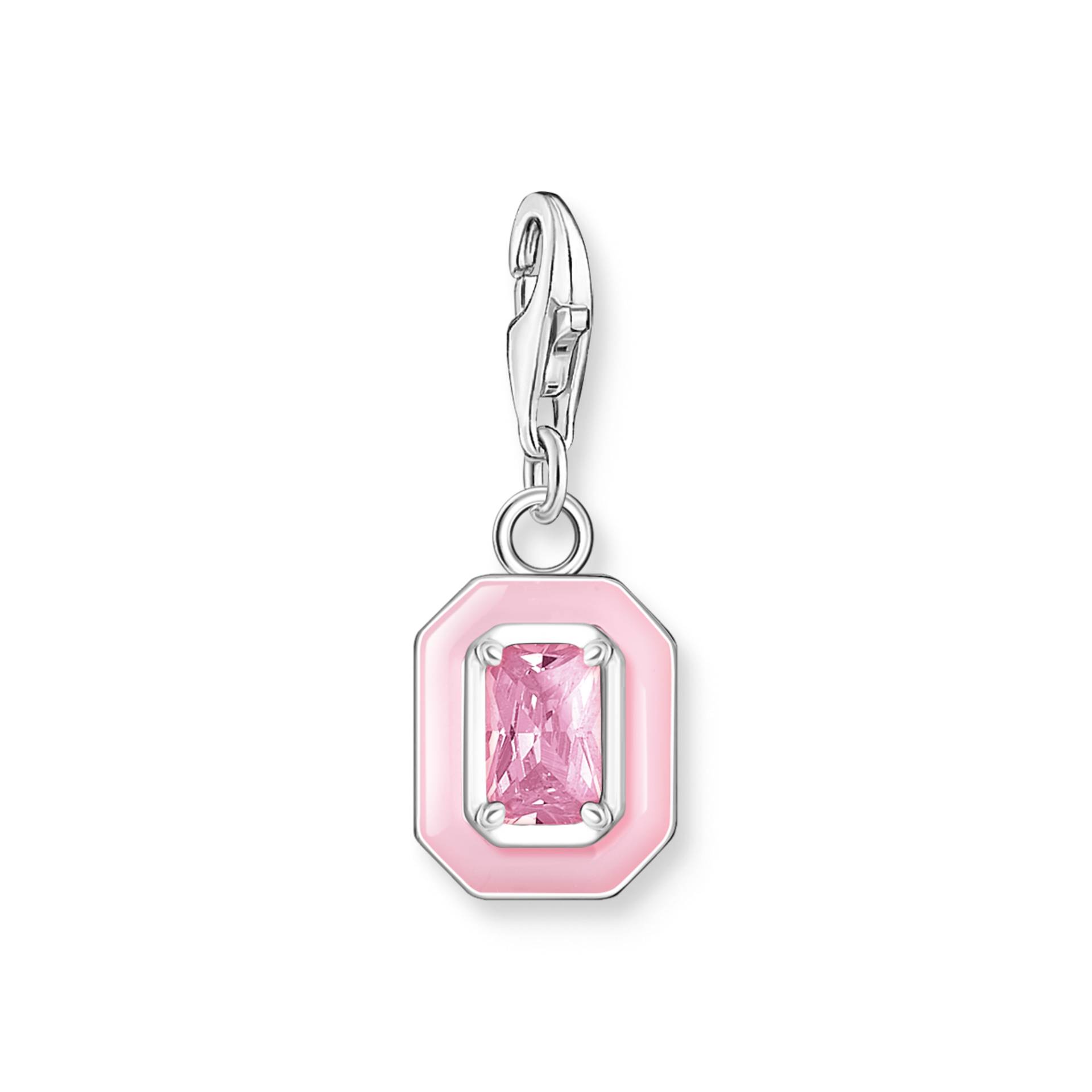 Thomas Sabo Charm-Anhänger pinker Stein Silber pink 2030-041-9 von Thomas Sabo