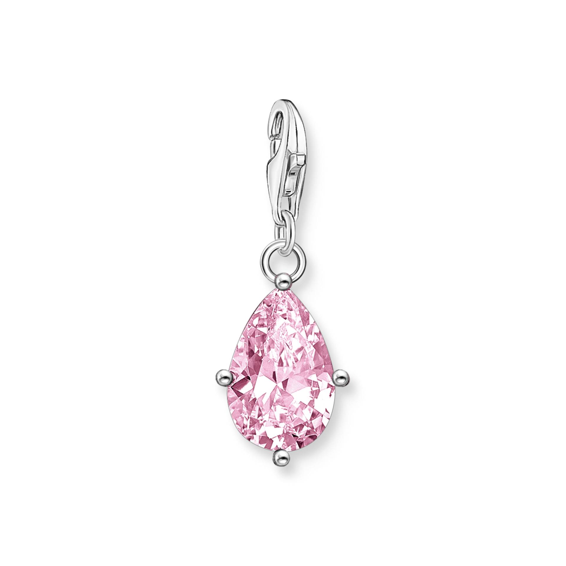 Thomas Sabo Charm-Anhänger pinker Tropfen Silber pink 2031-051-9 von Thomas Sabo