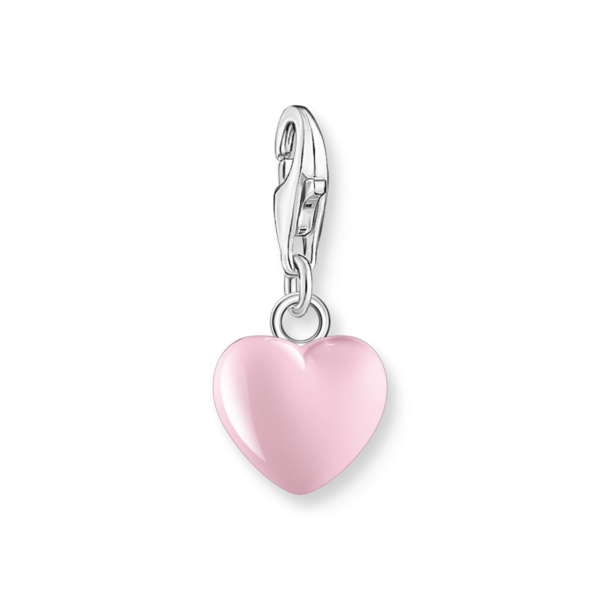 Thomas Sabo Charm-Anhänger pinkes Herz Silber pink 1993-007-9 von Thomas Sabo