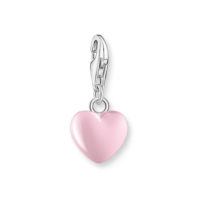 Thomas Sabo Charm-Anhänger pinkes Herz Silber pink 1993-007-9 von Thomas Sabo