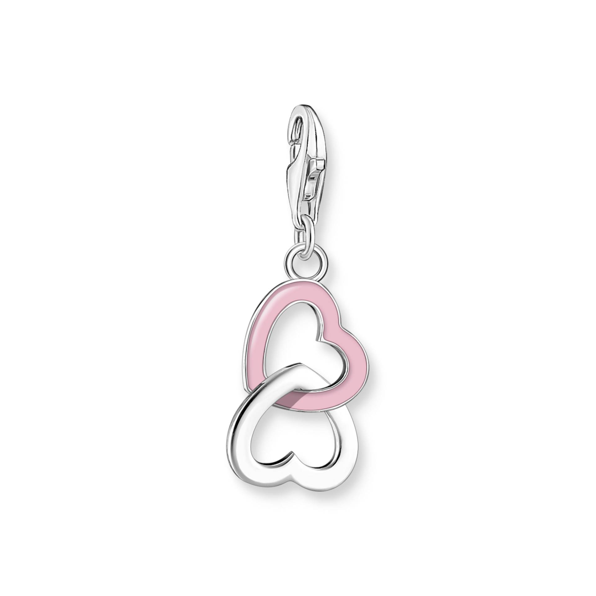 Thomas Sabo Charm-Anhänger pinkes Herz Silber pink 2013-007-9 von Thomas Sabo