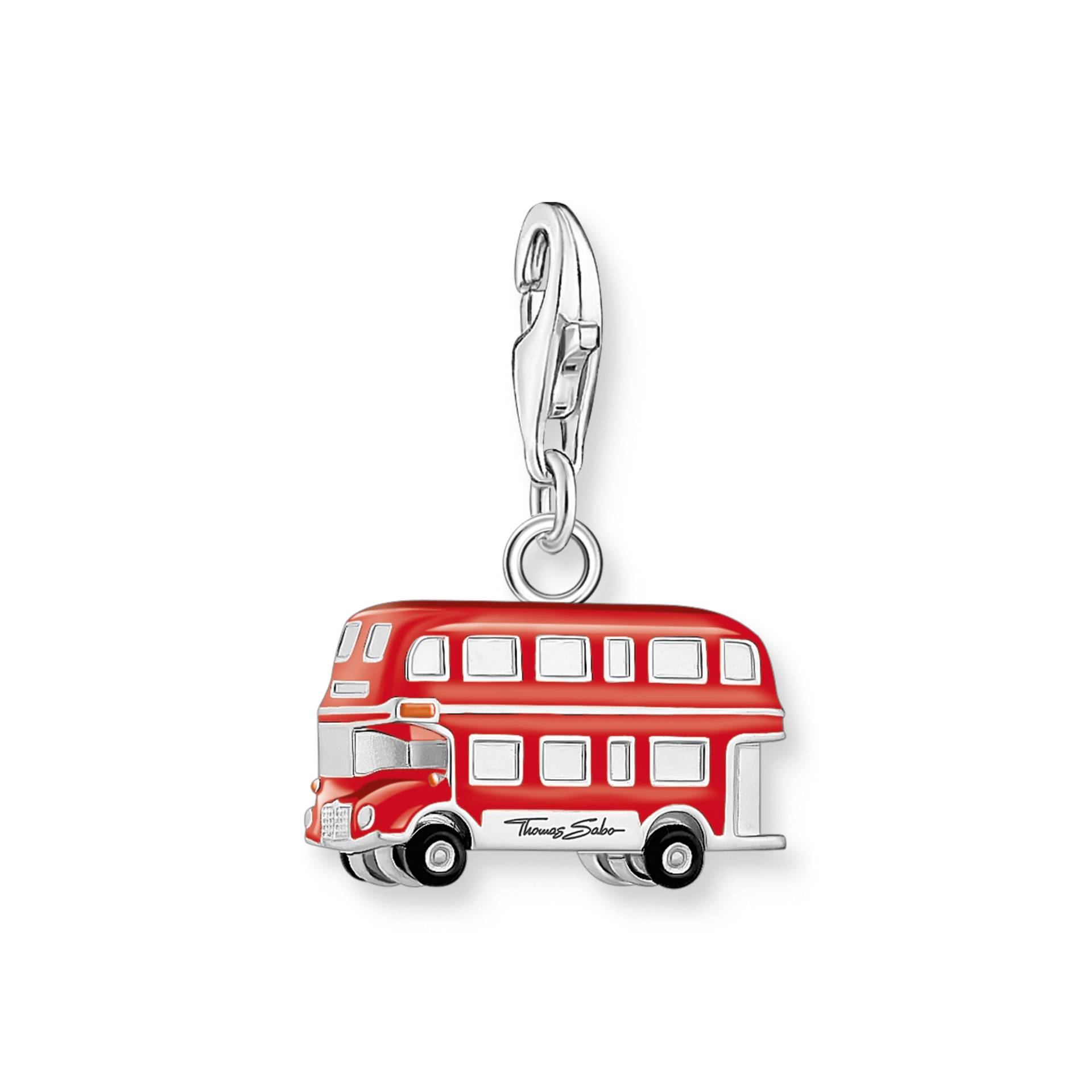 Thomas Sabo Charm-Anhänger roter LONDON Bus Silber rot 2119-007-10 von Thomas Sabo
